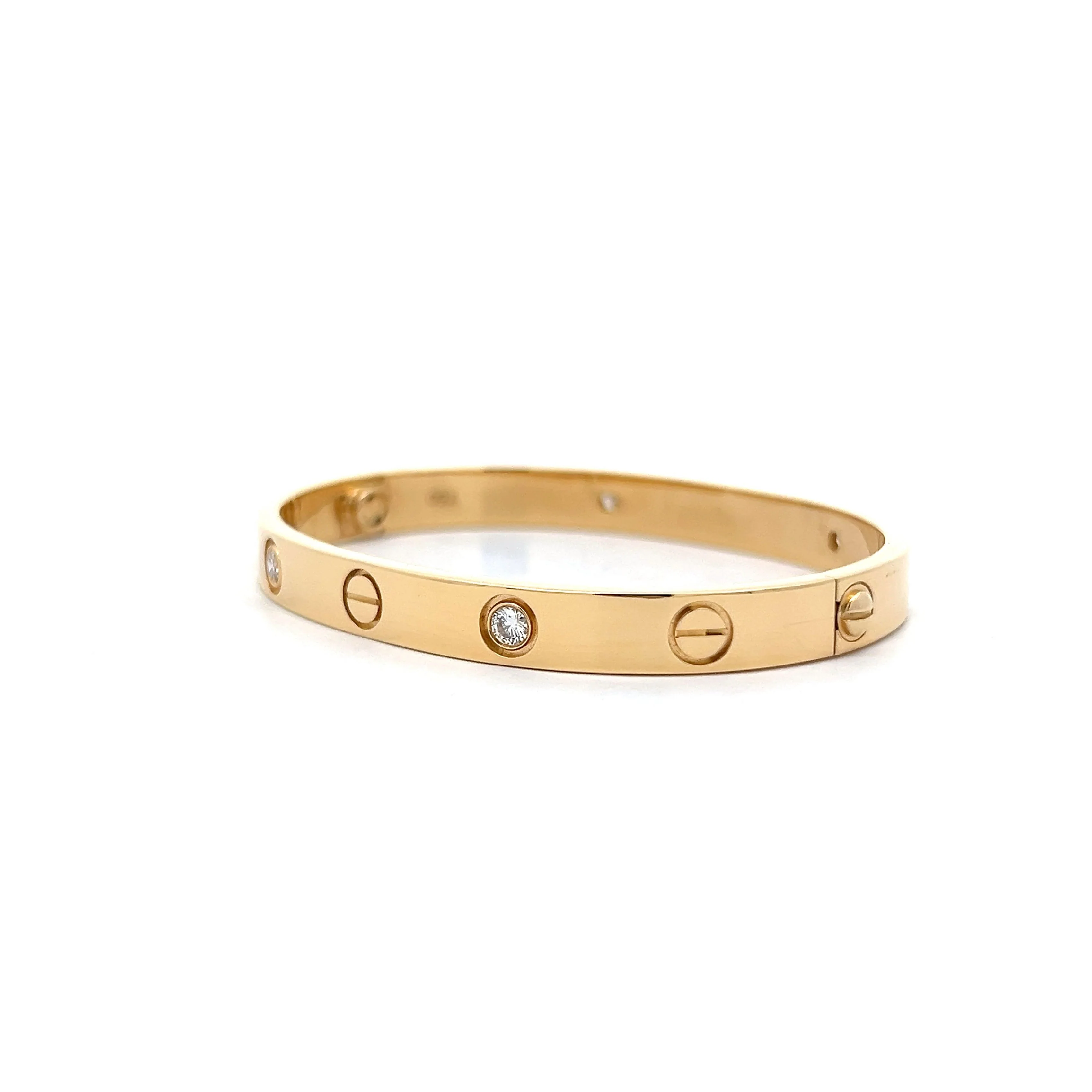 Cartier Love Bangle Bracelet in 18k Yellow Gold - Image 2