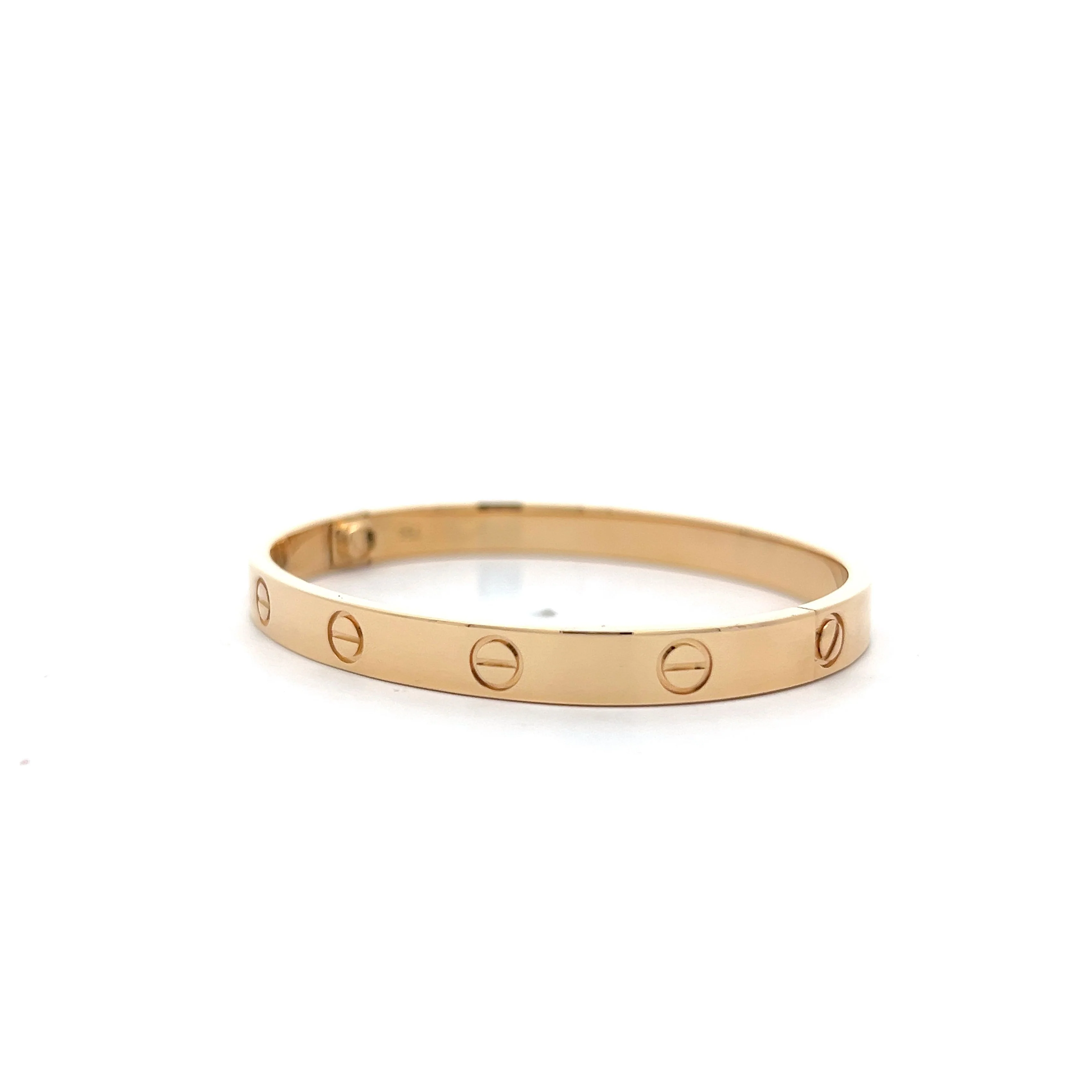 Cartier Love Bracelet Size 17 in 18k Yellow Gold - Image 2