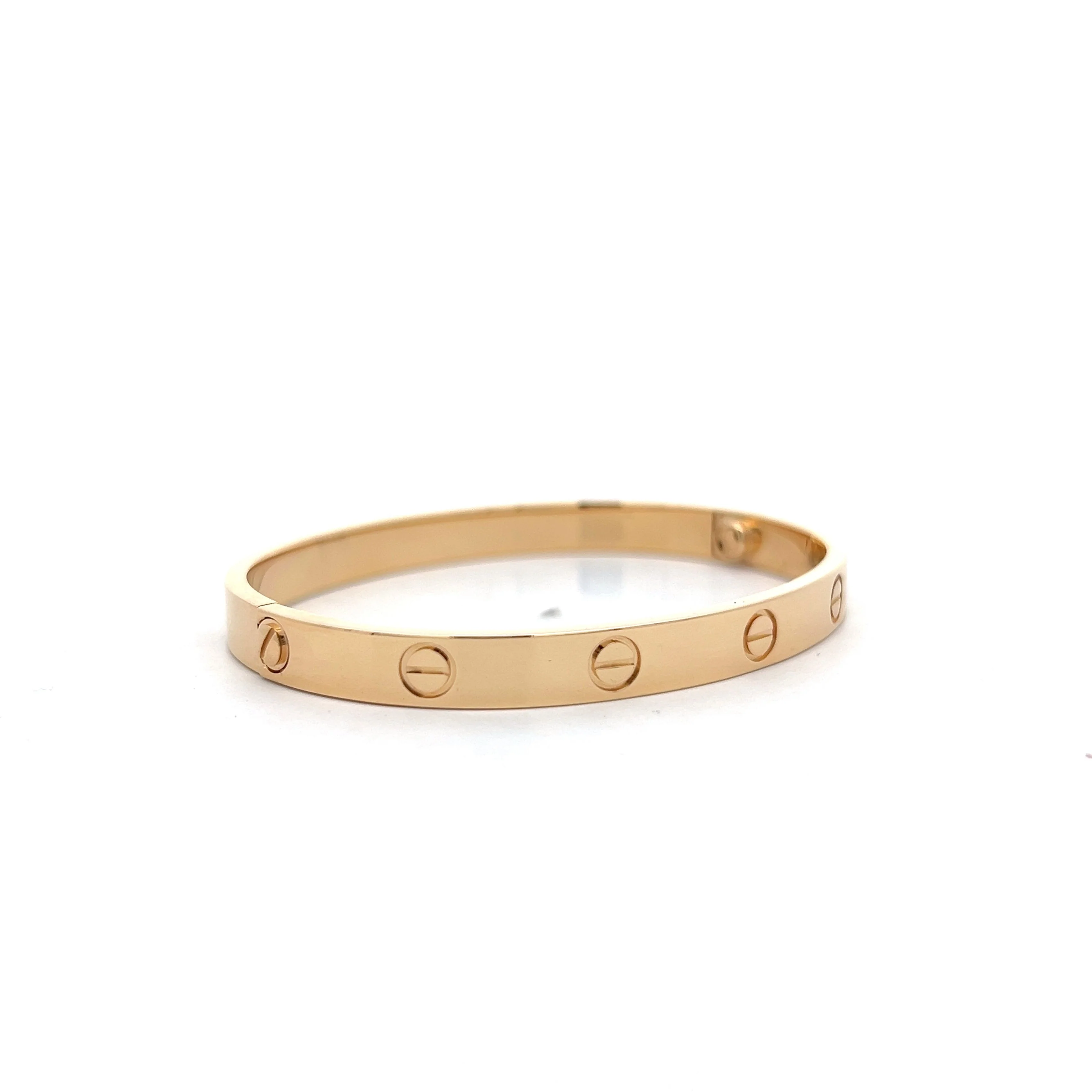 Cartier Love Bracelet Size 17 in 18k Yellow Gold - Image 3