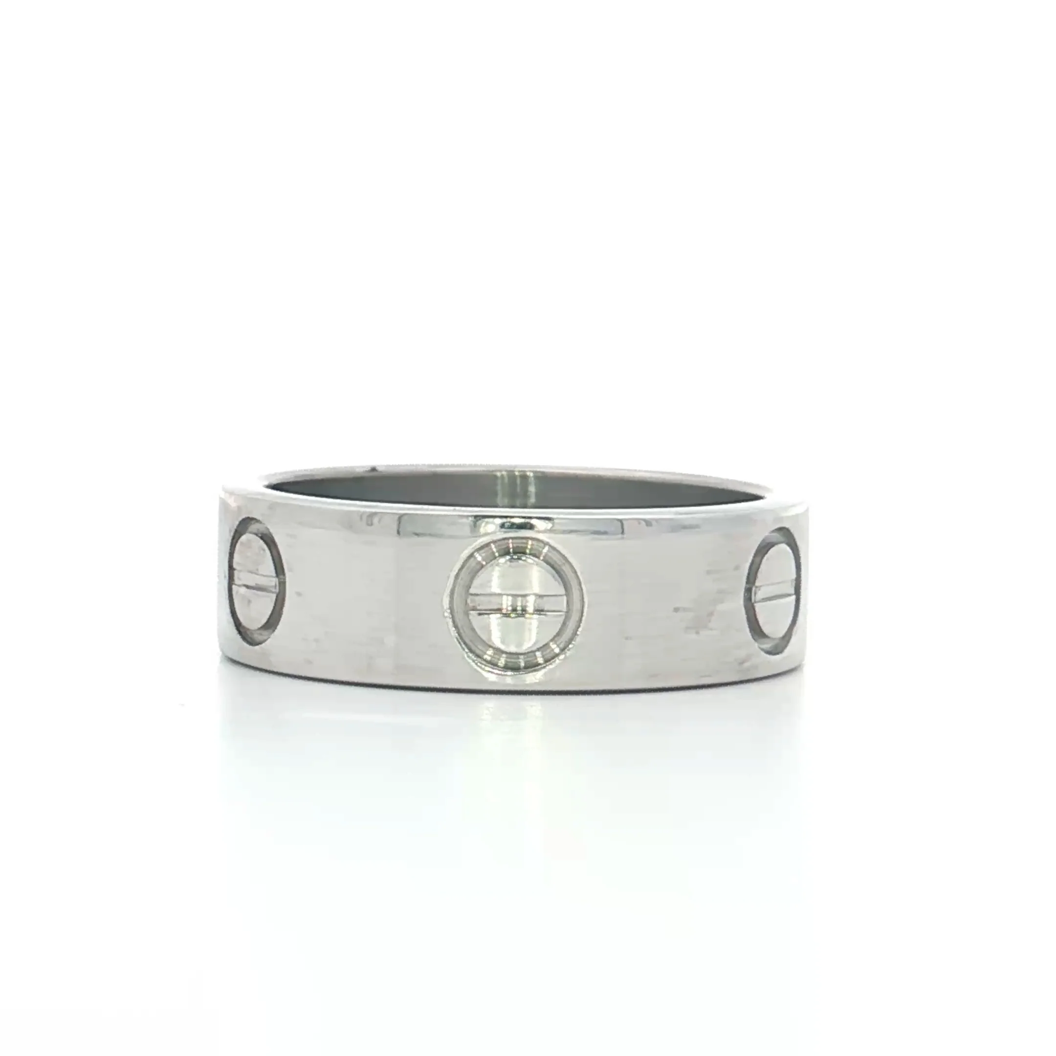 Cartier Love Ring in 18k White Gold - Image 4