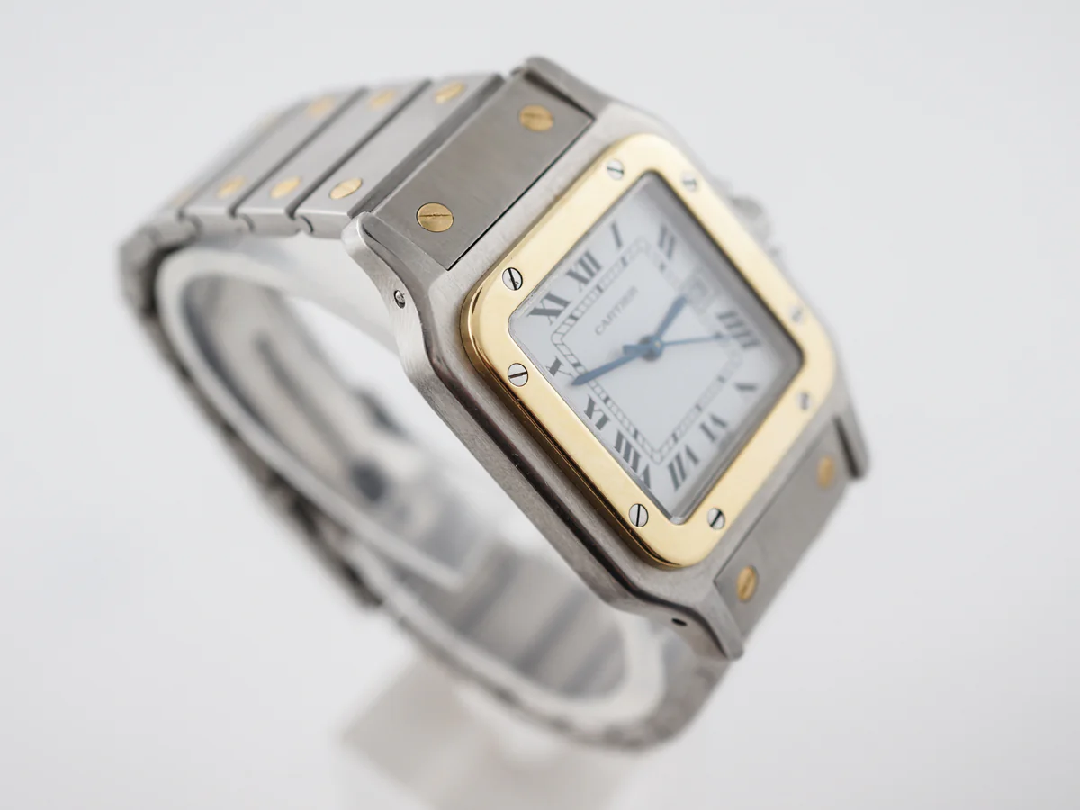 Cartier Santos Galbee 2961 Automatic Watch in 18k - Image 3