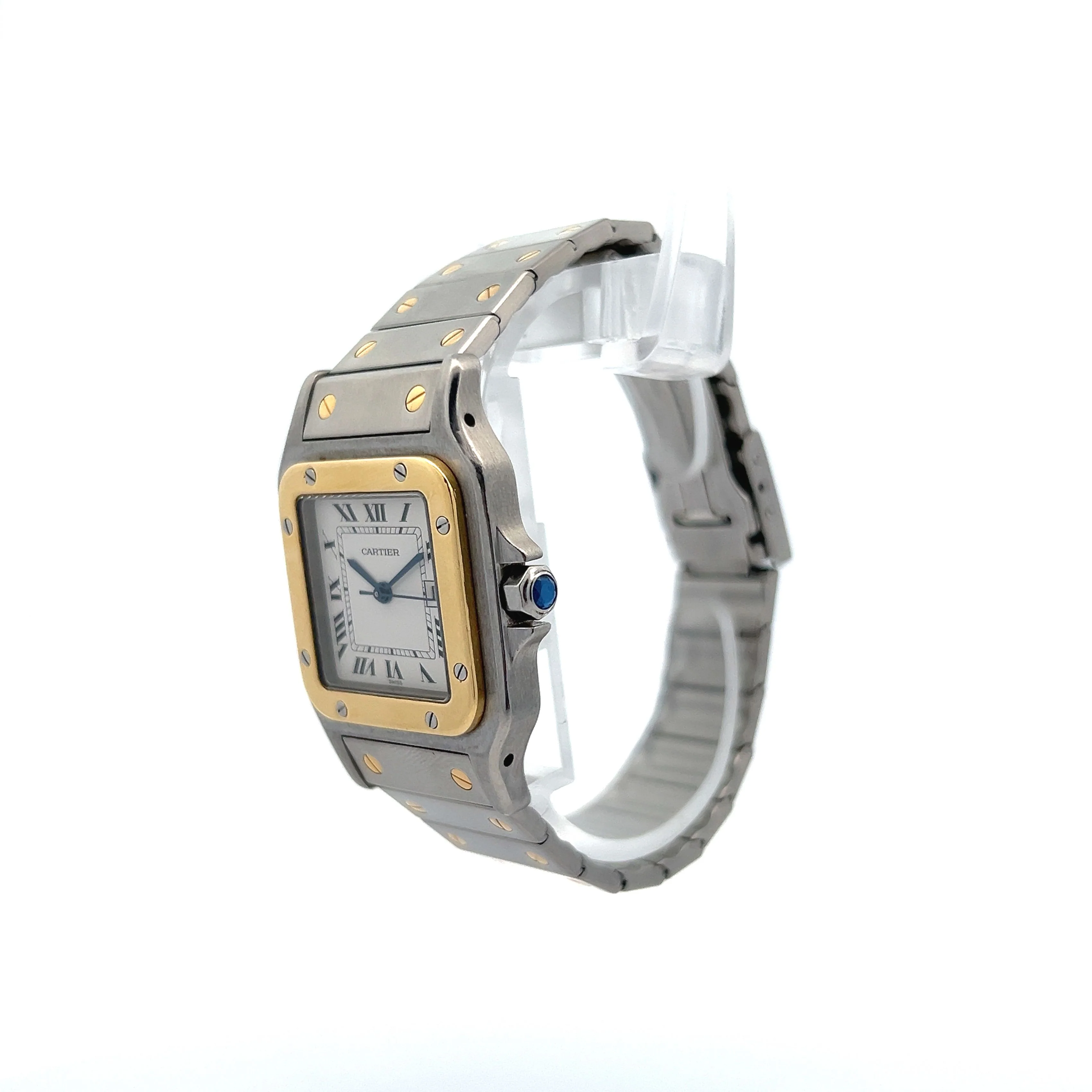 Cartier Santos Galbee 29mm REF 2961 in Stainless Steel and 18k Yellow Gold - Image 2