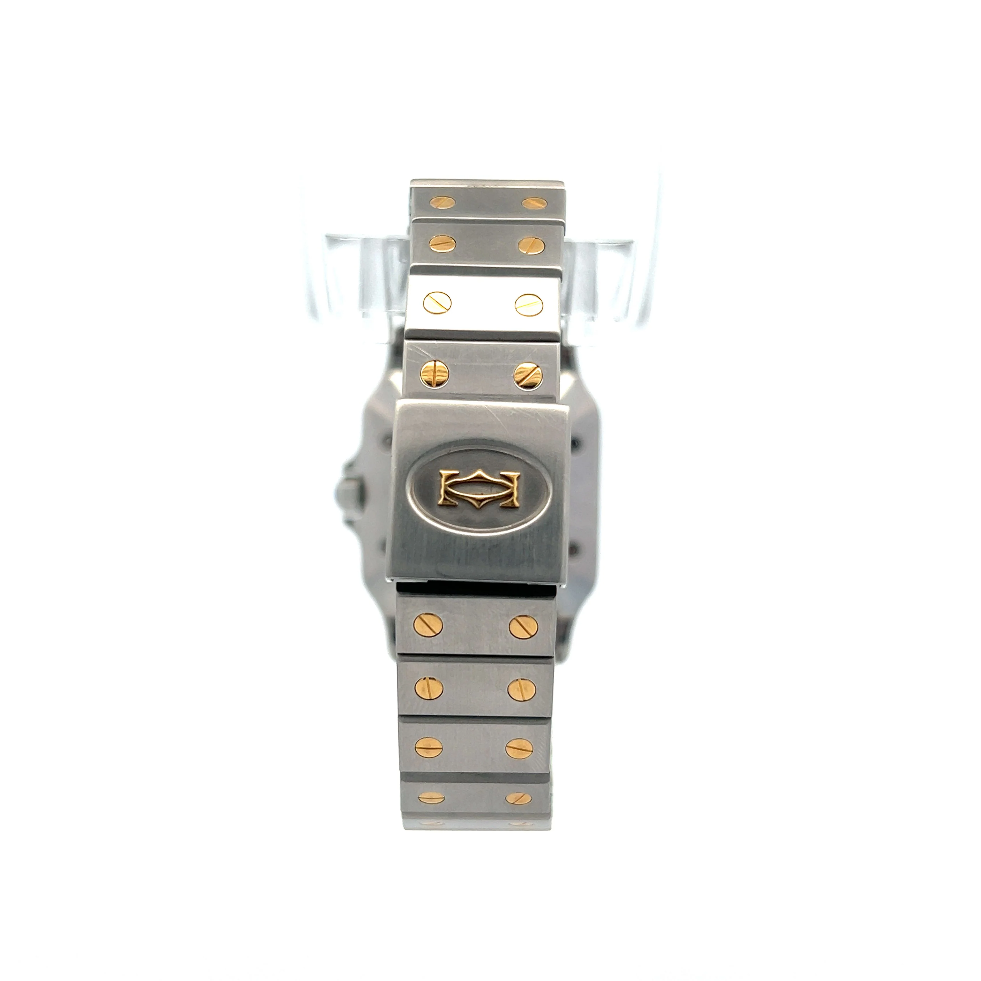 Cartier Santos Galbee 29mm REF 2961 in Stainless Steel and 18k Yellow Gold - Image 4