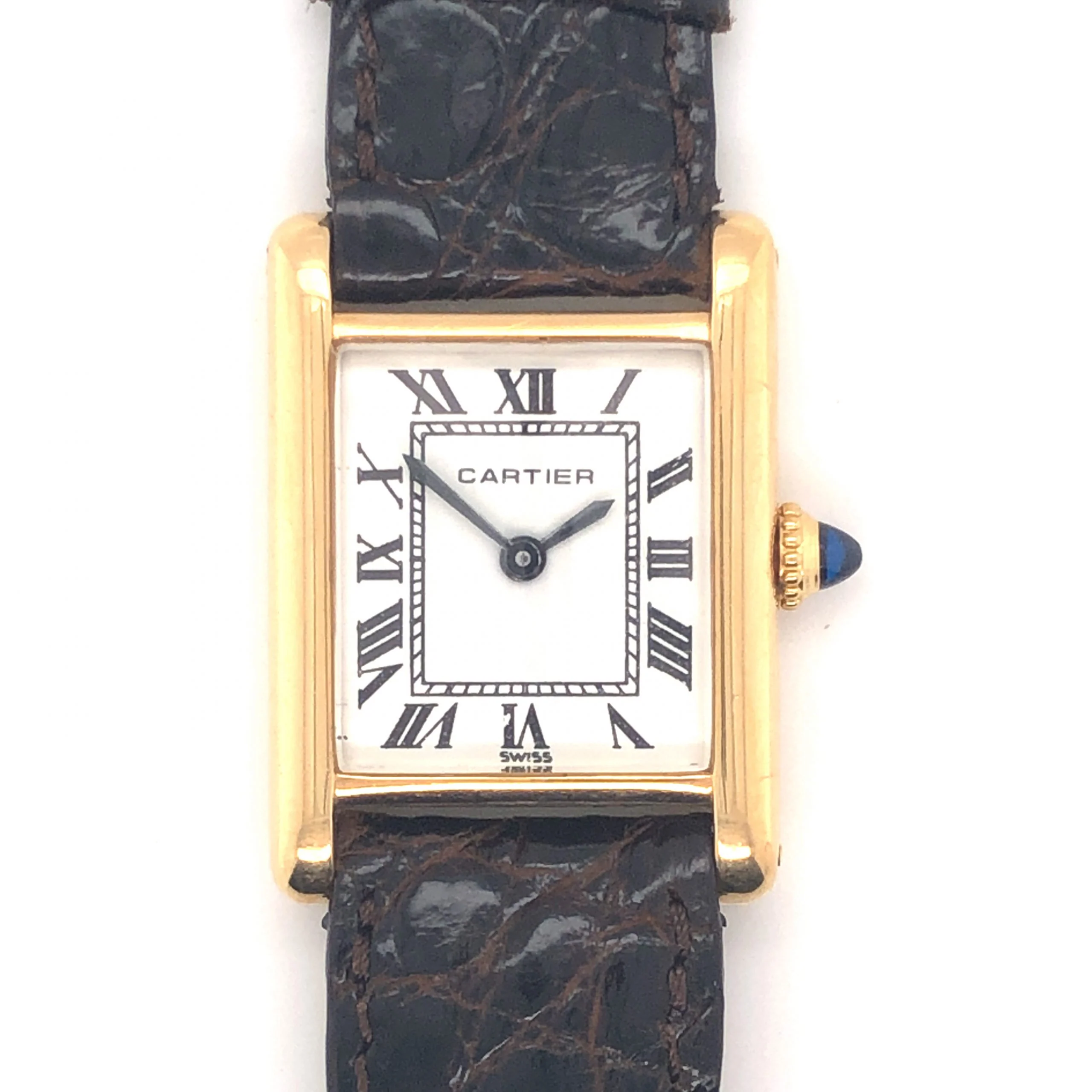 Cartier Tank Watch in 18k Yellow Gold - Image 2