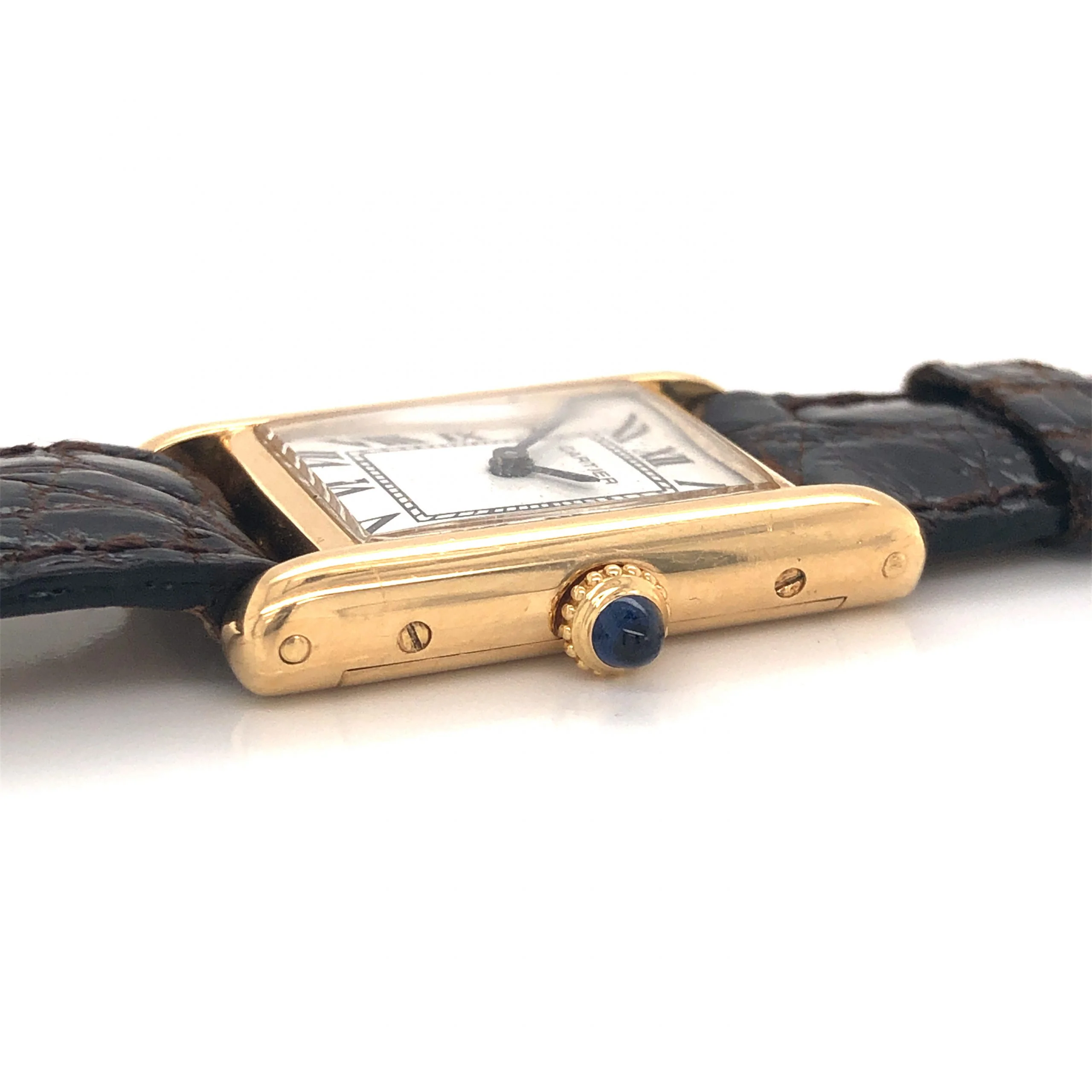 Cartier Tank Watch in 18k Yellow Gold - Image 3