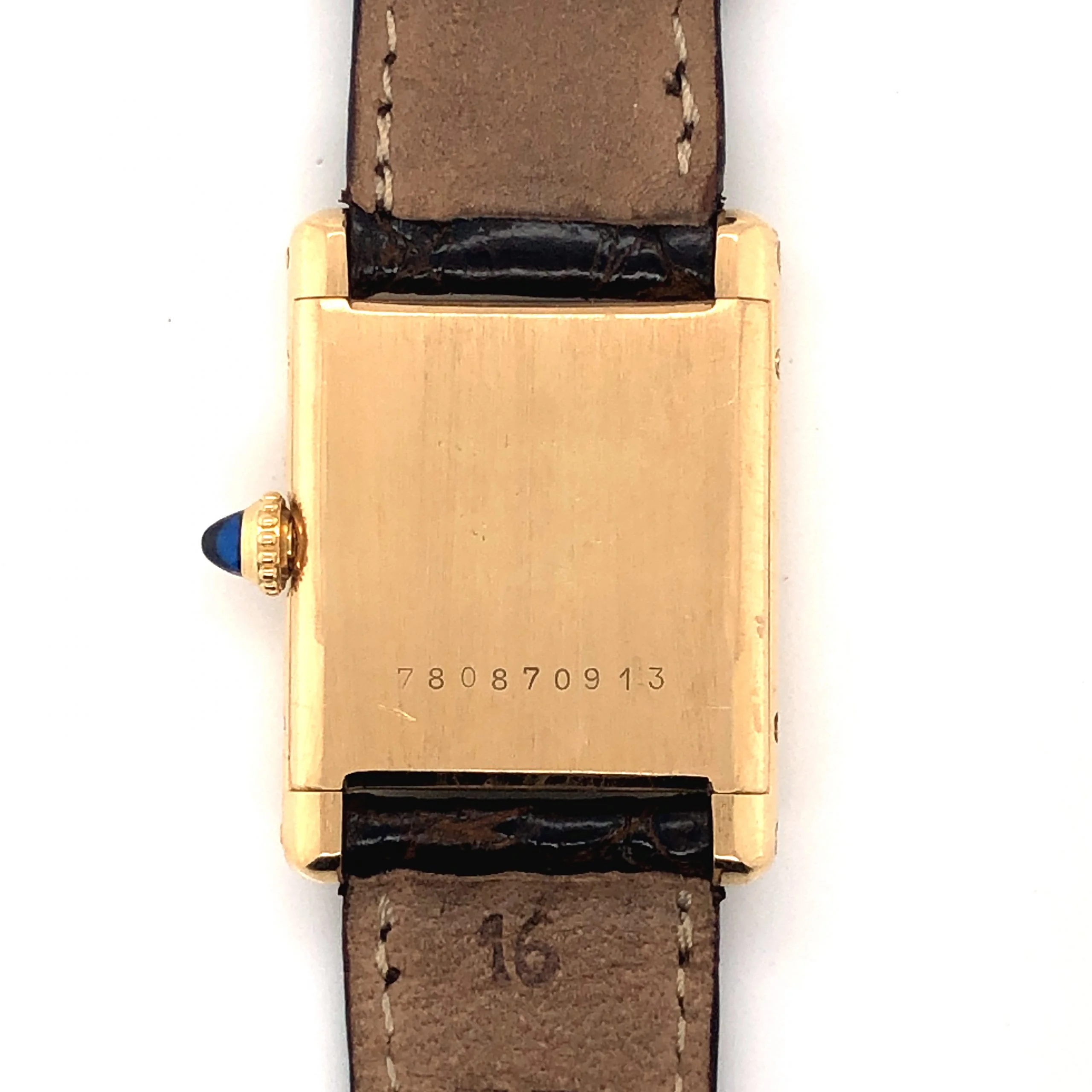 Cartier Tank Watch in 18k Yellow Gold - Image 4