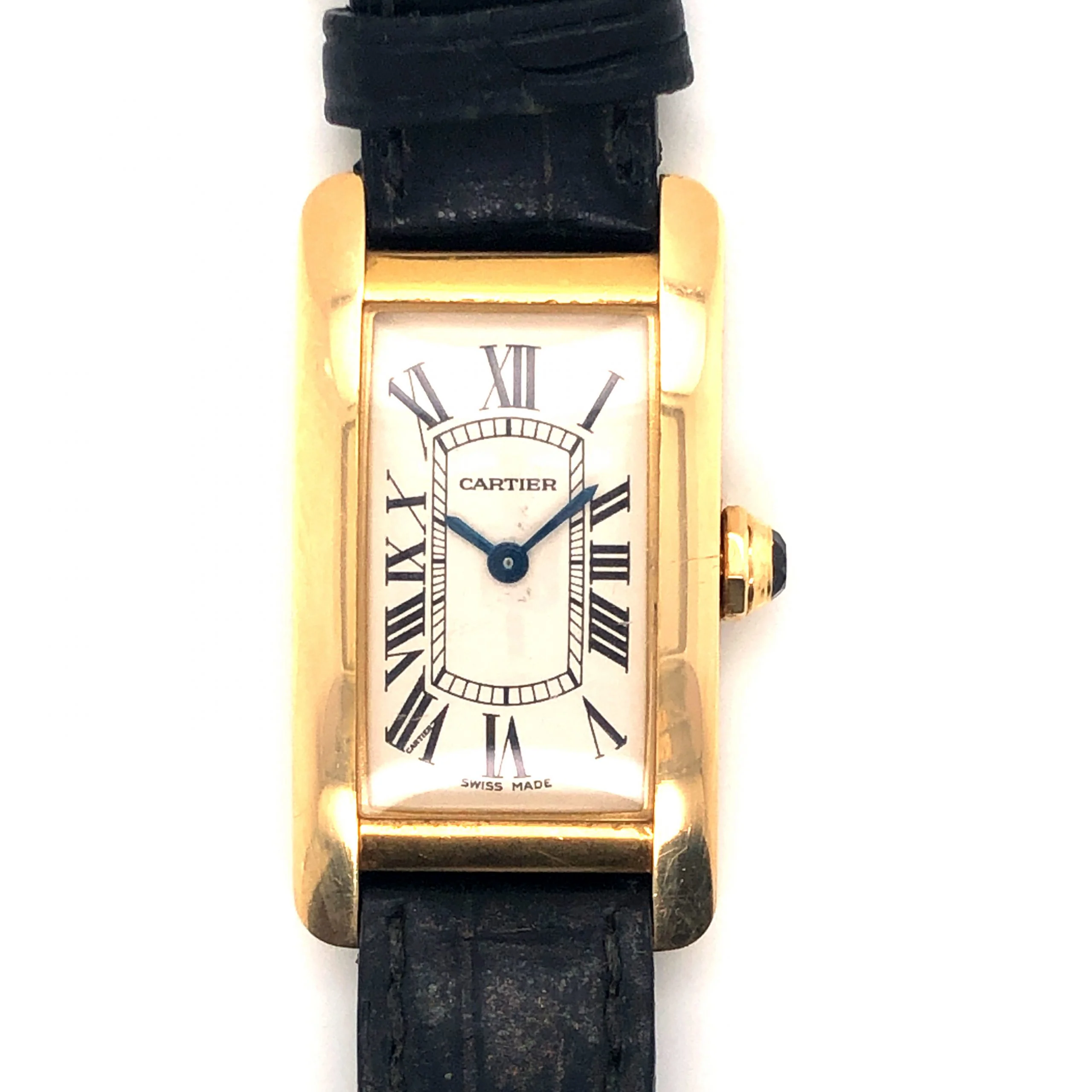 Cartier Tank Américaine Watch in 18k Yellow Gold - Image 2