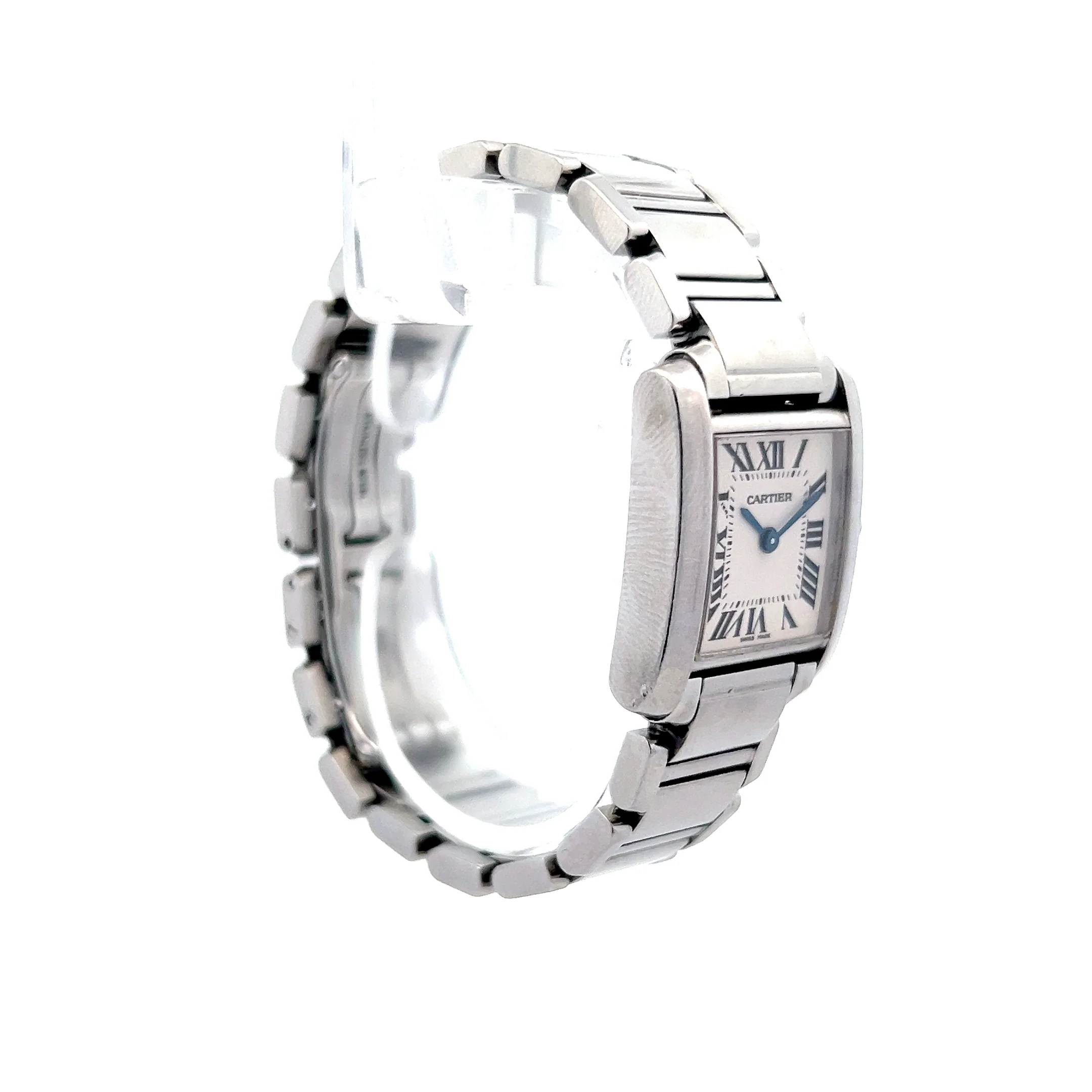 Cartier Tank Francaise Ladies Watch 2384 Stainless Steel - Image 3