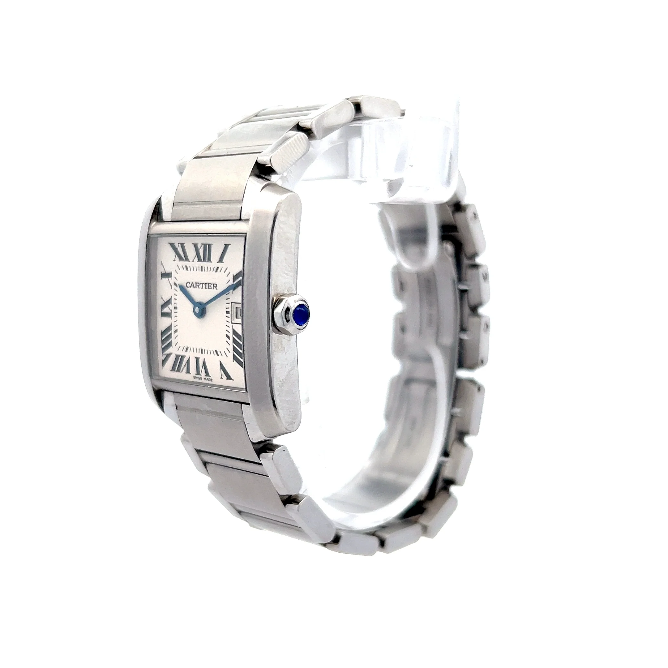 Cartier Tank Francaise Watch 2465 Stainless Steel - Image 2