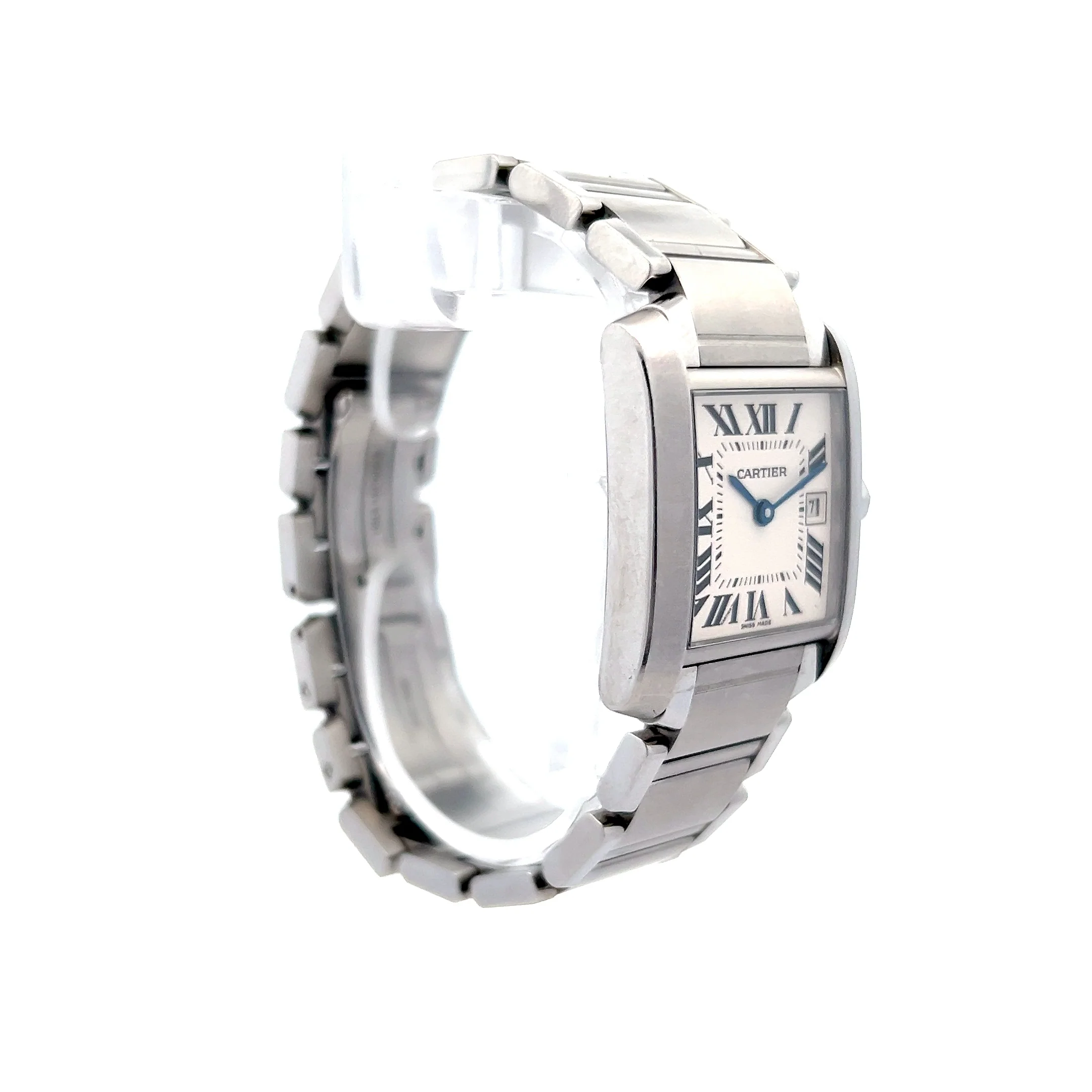 Cartier Tank Francaise Watch 2465 Stainless Steel - Image 3