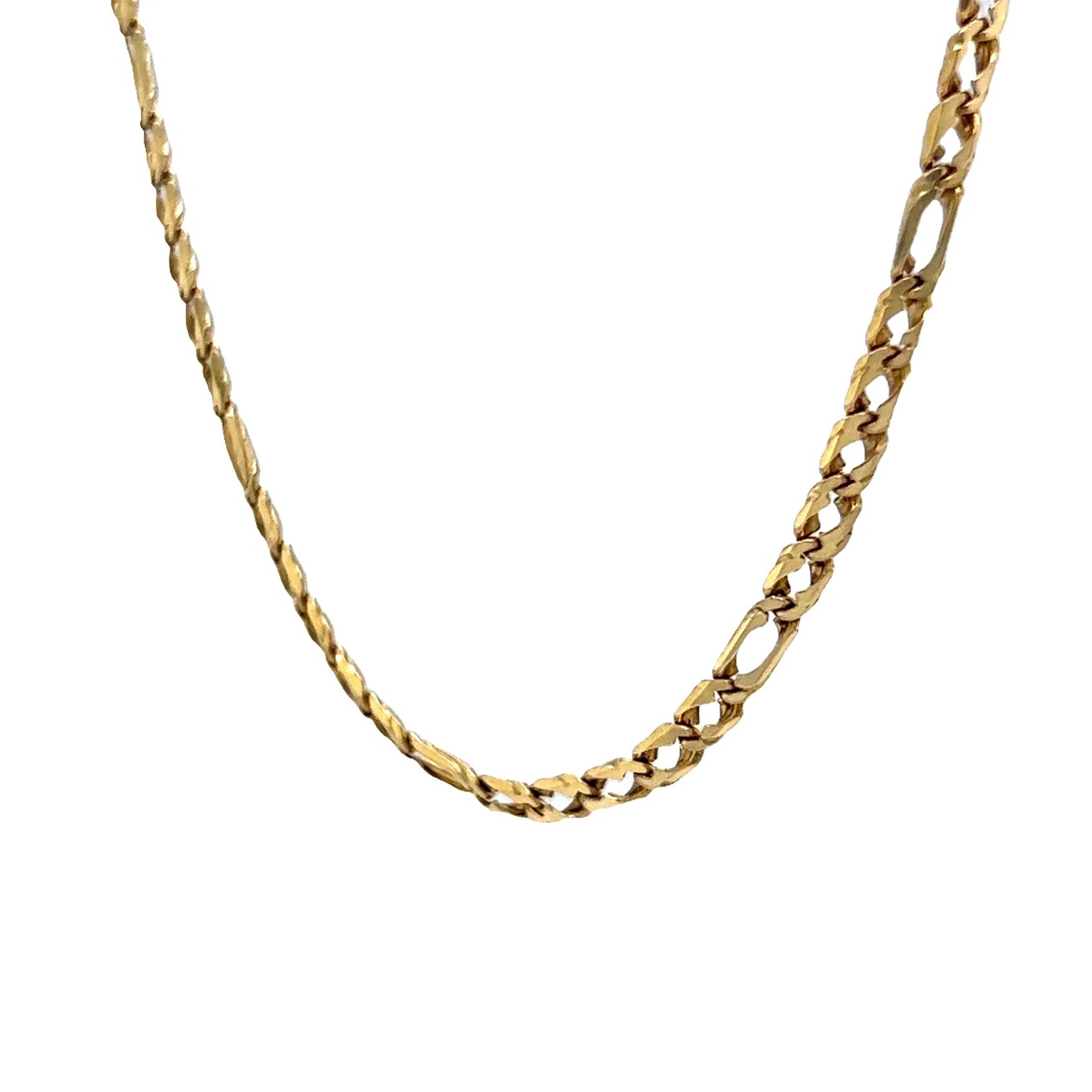 16" Chunky Chain Necklace in Yellow Gold - Image 2