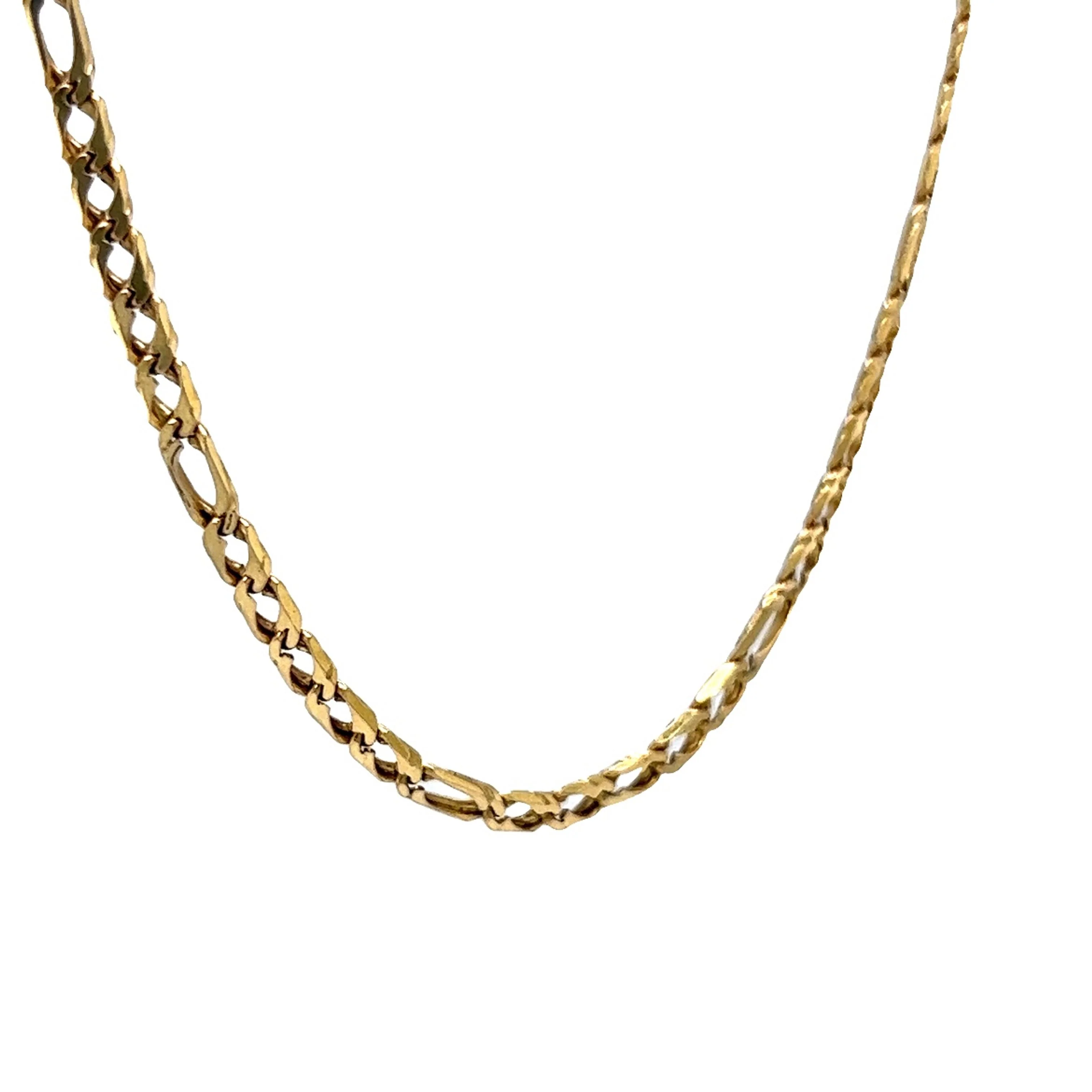 16" Chunky Chain Necklace in Yellow Gold - Image 3