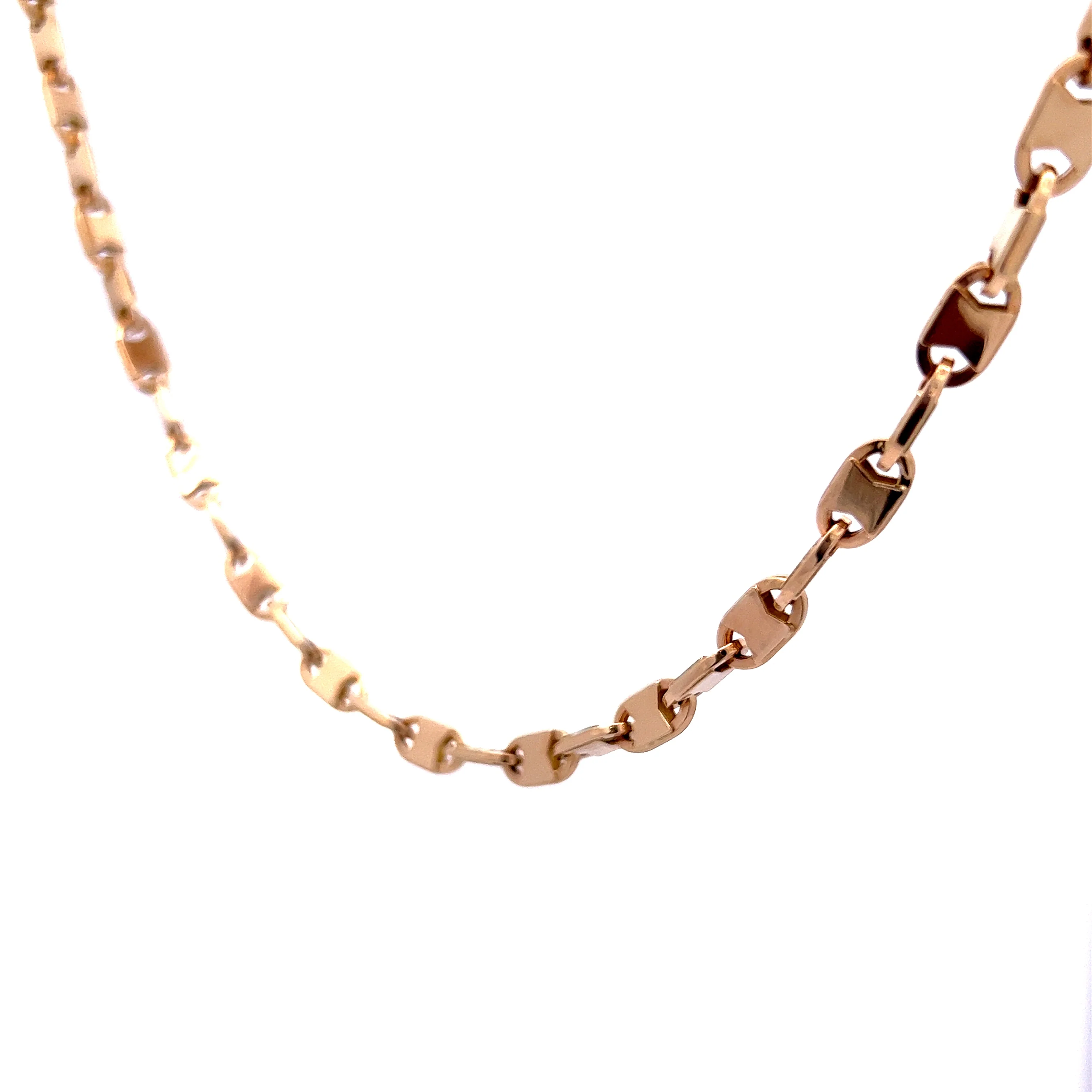 22" Mariner Chain Link Necklace in 14k Yellow Gold - Image 2
