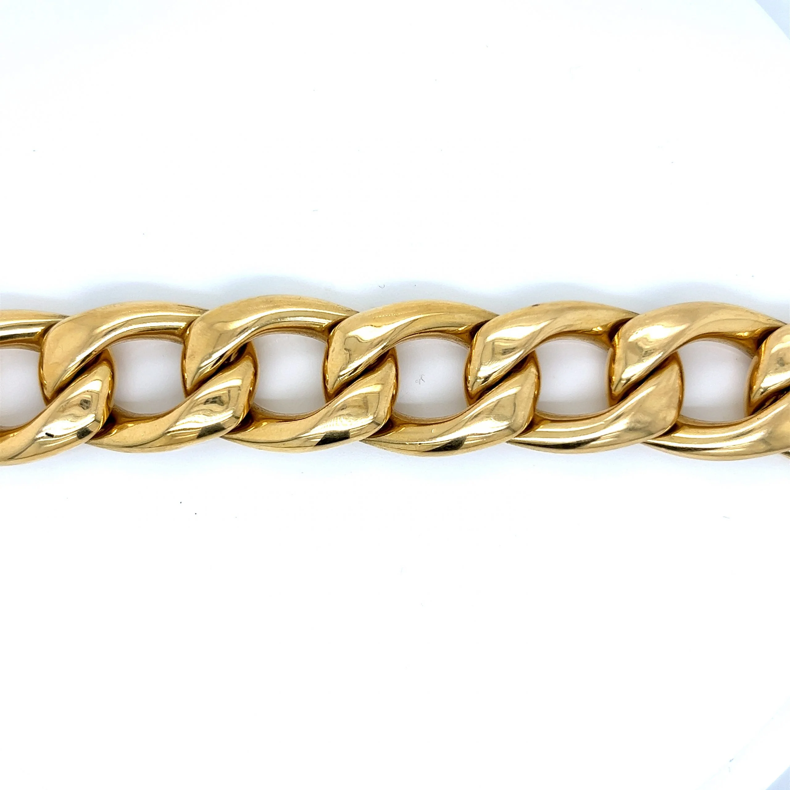 Chunky Open Link Bracelet in 18k Yellow Gold - Image 4