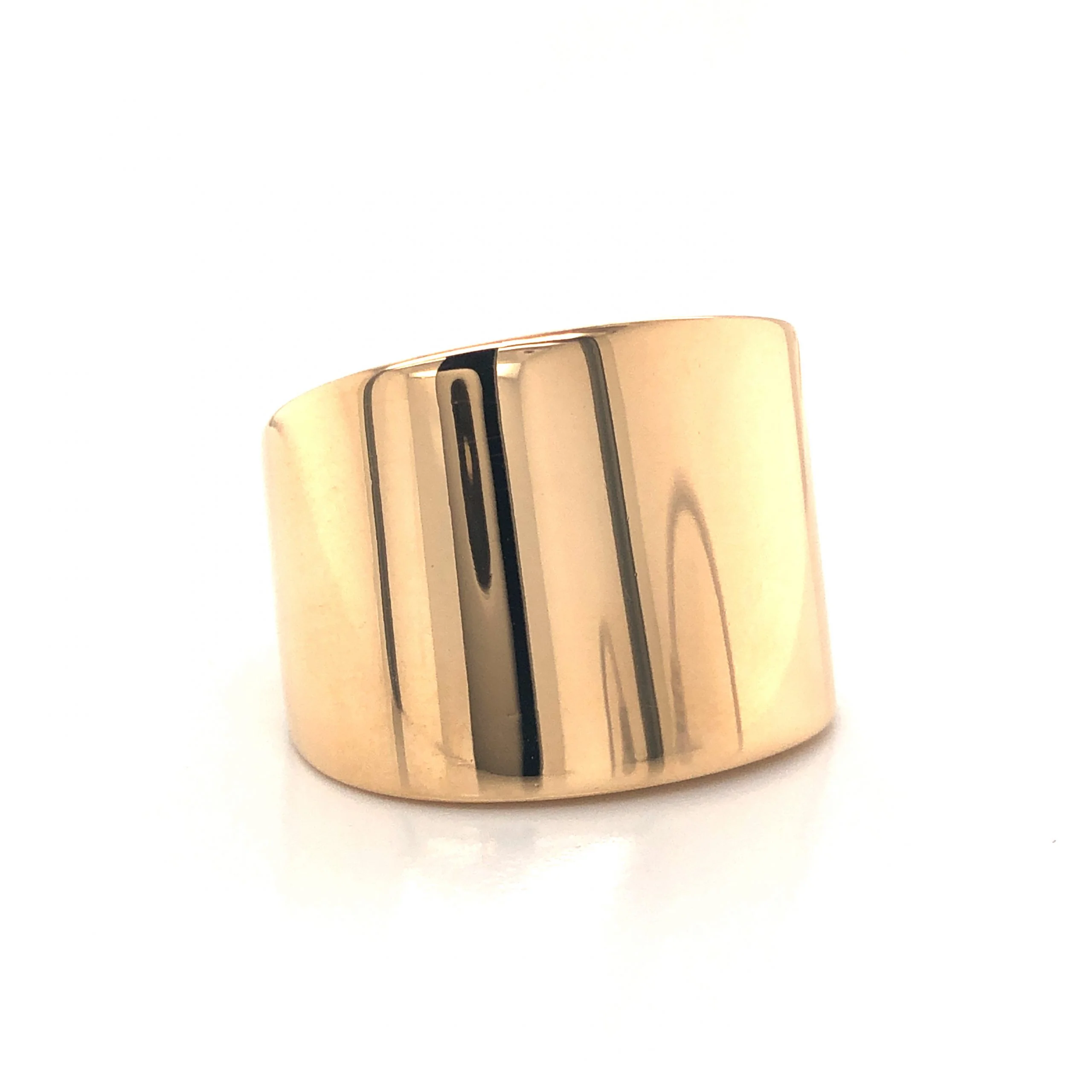Chunky Yellow Gold Cocktail Ring in 14k - Image 3