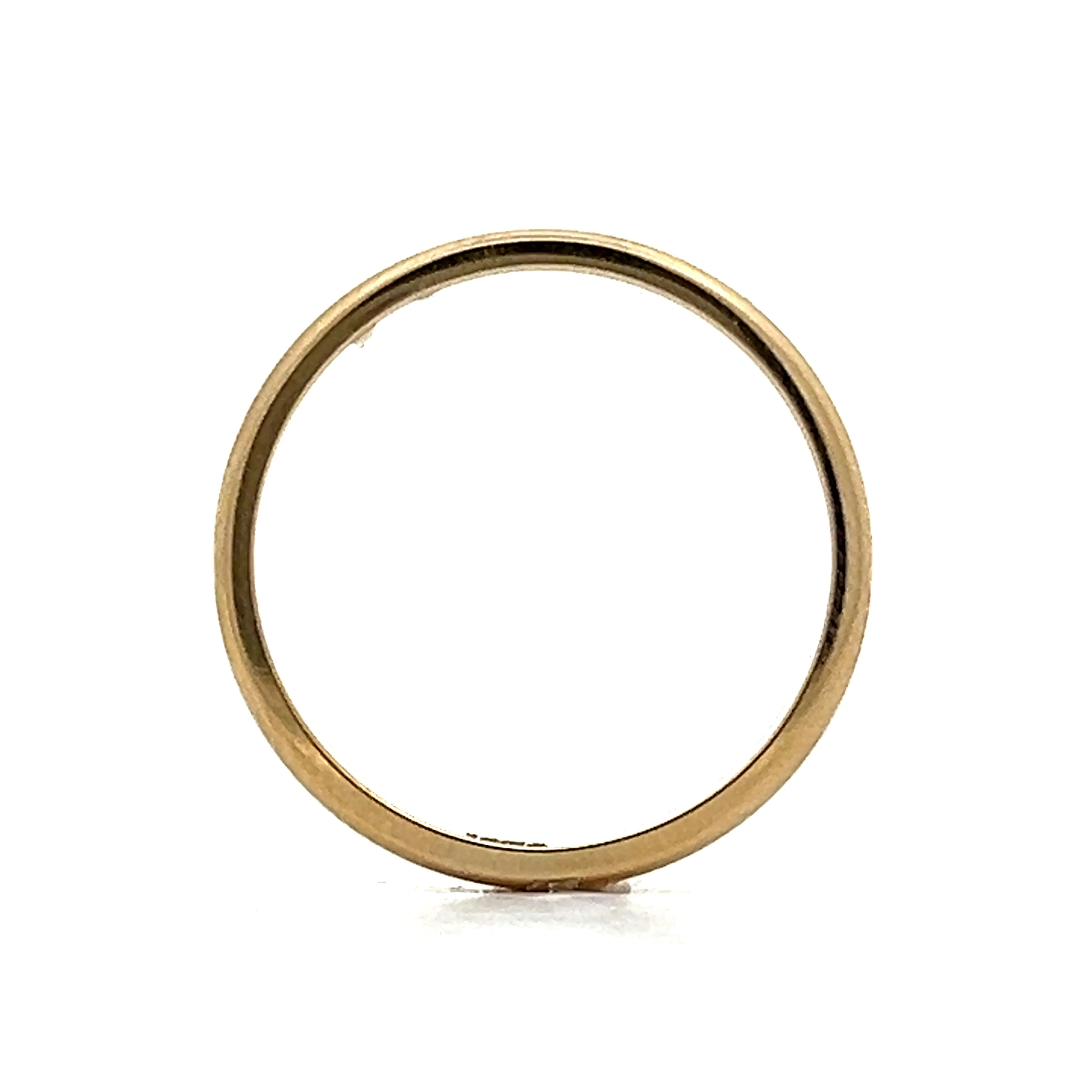 Classic 2mm Wedding Band in 14k Yellow Gold - Image 4