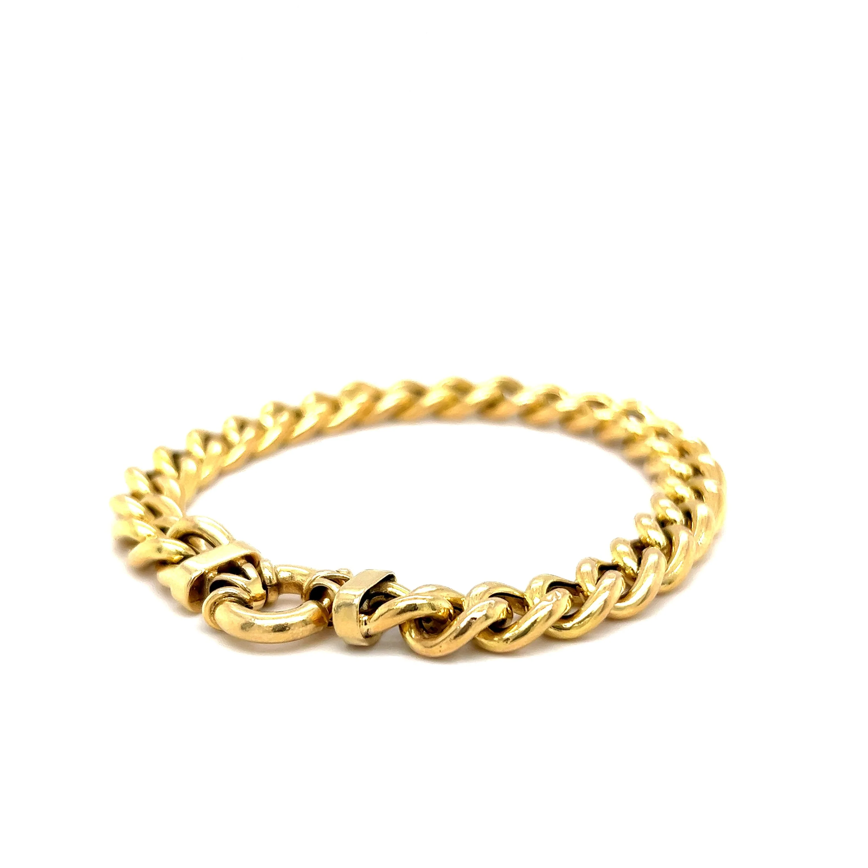 Classic Curb Link Bracelet in 14k Yellow Gold - Image 2