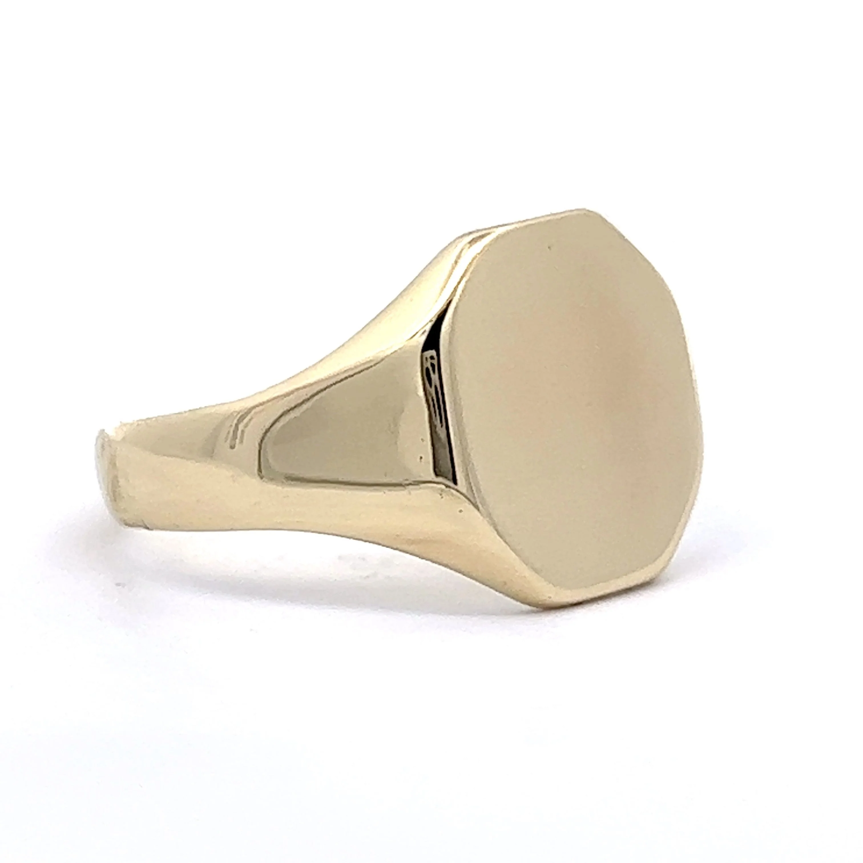 Vintage Mid-Century Signet Ring in 10k Yellow Gold - Image 3