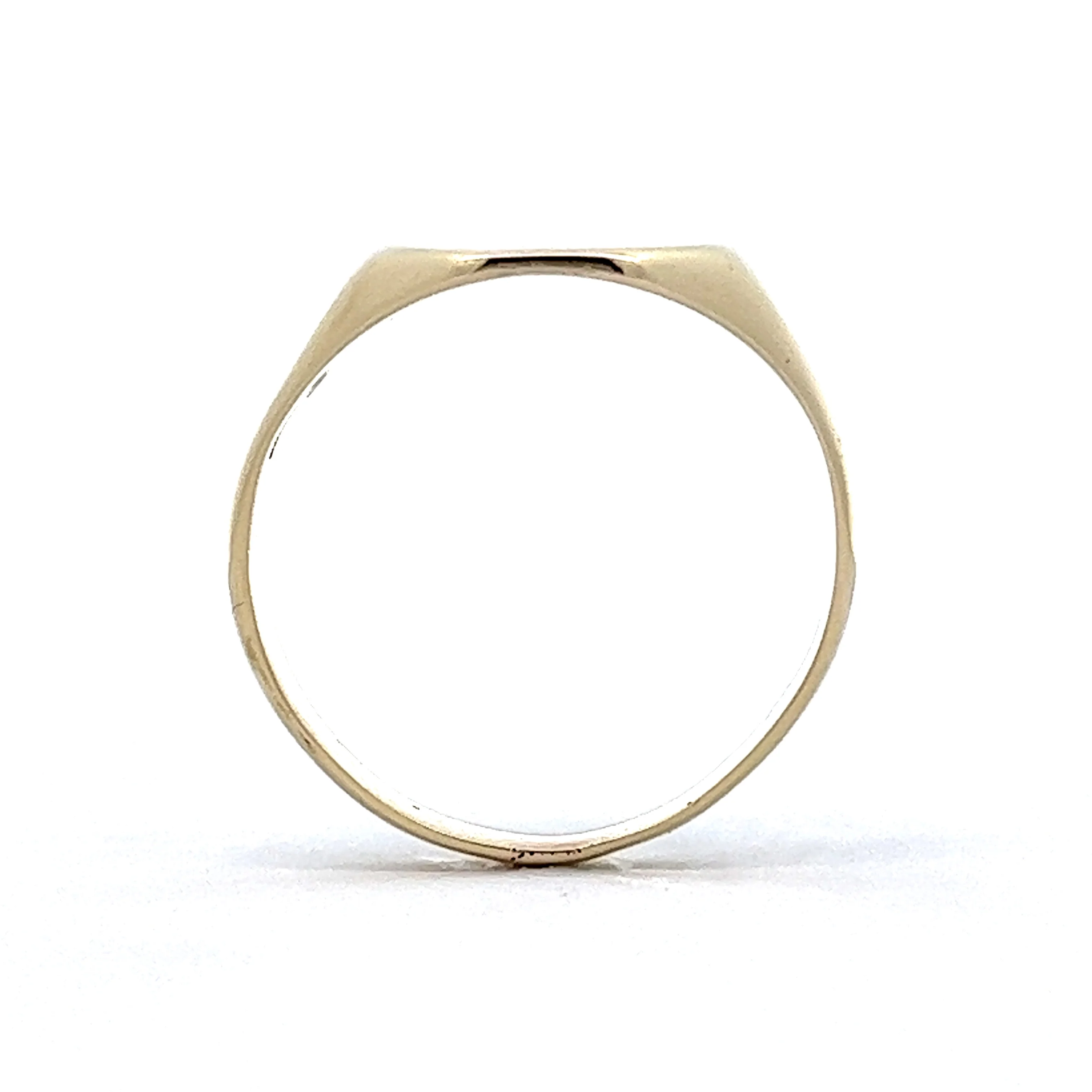 Vintage Mid-Century Signet Ring in 10k Yellow Gold - Image 4