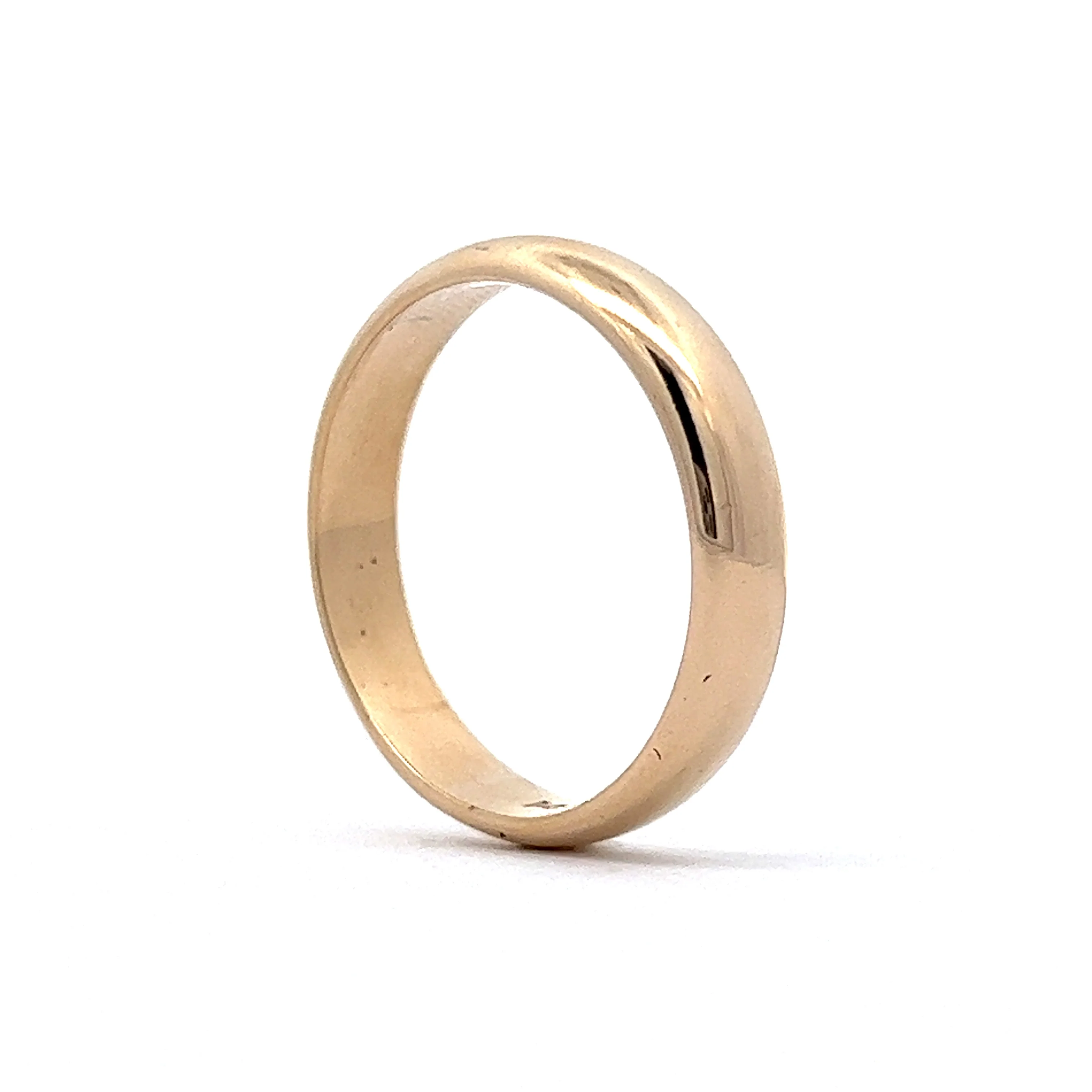 Vintage Men's 5mm Wedding Band in 14k Yellow Gold - Image 5