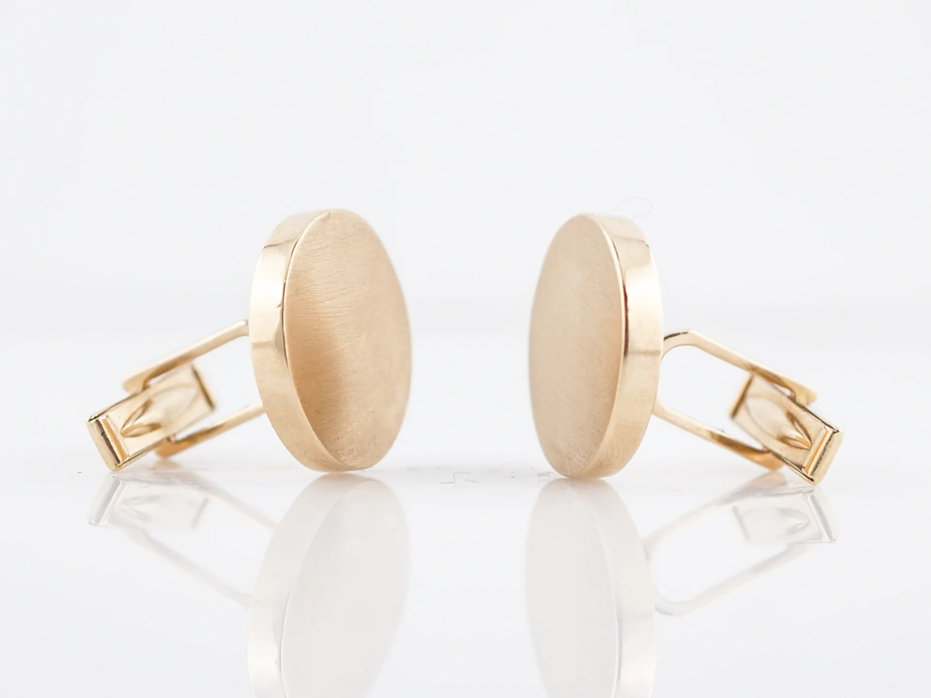 Cufflinks Modern in 14K Yellow Gold - Image 3