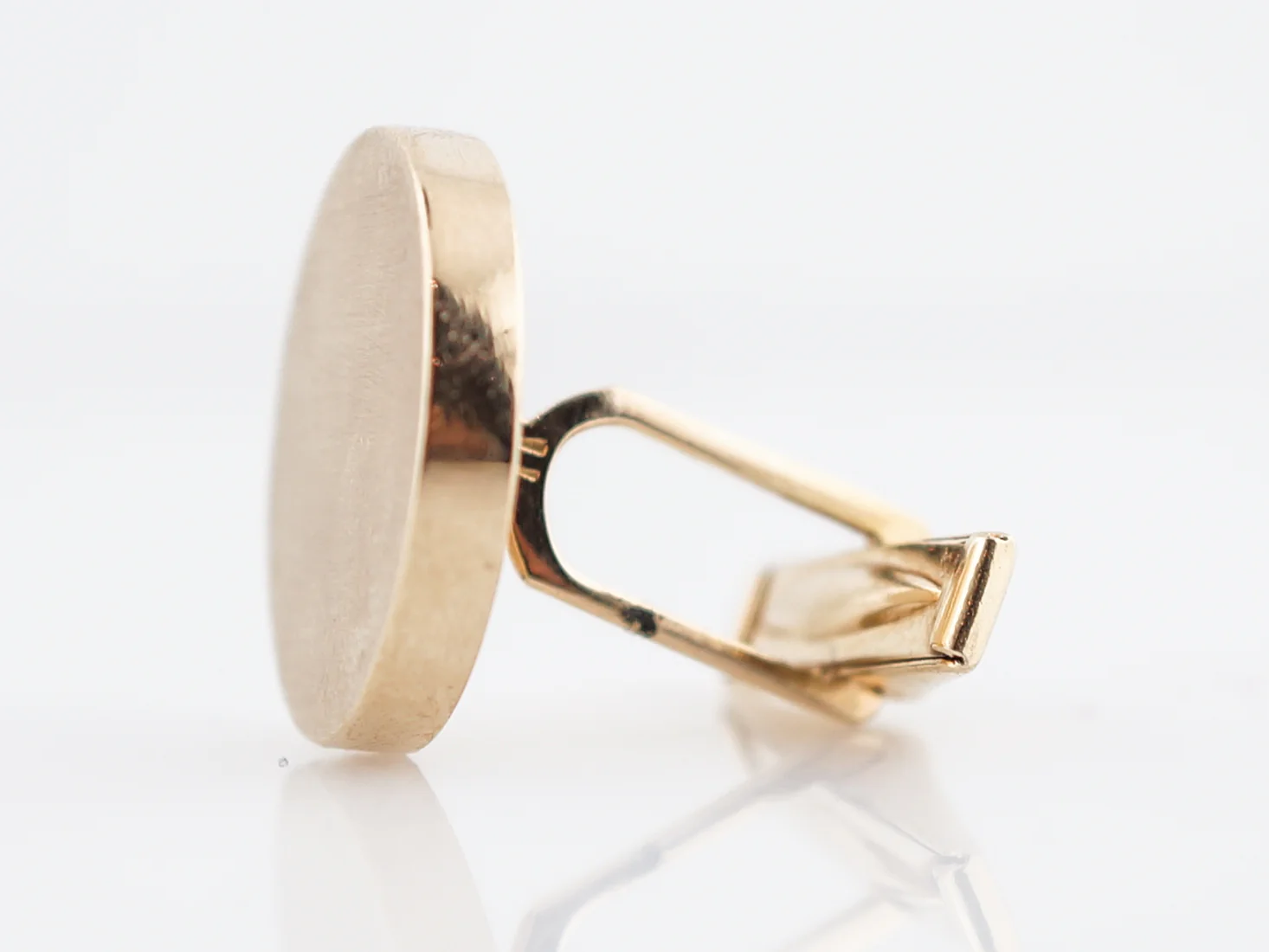 Cufflinks Modern in 14K Yellow Gold - Image 4