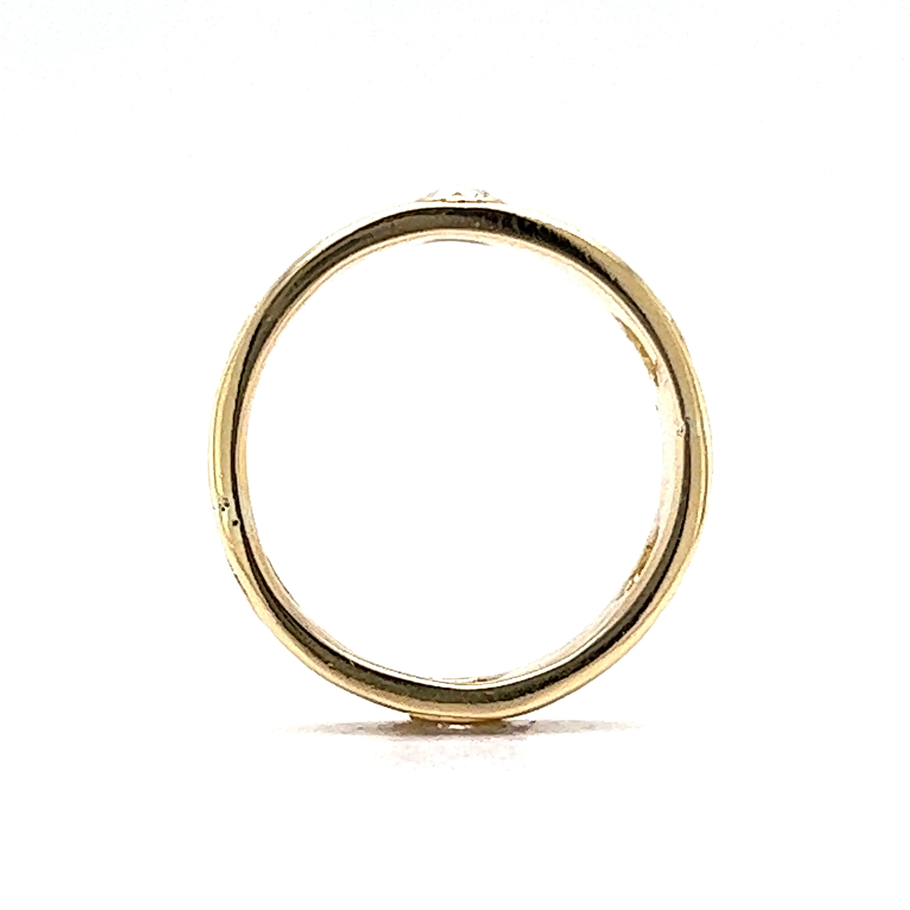 Diamond Accented Love Style Ring in 14k Yellow gold - Image 4