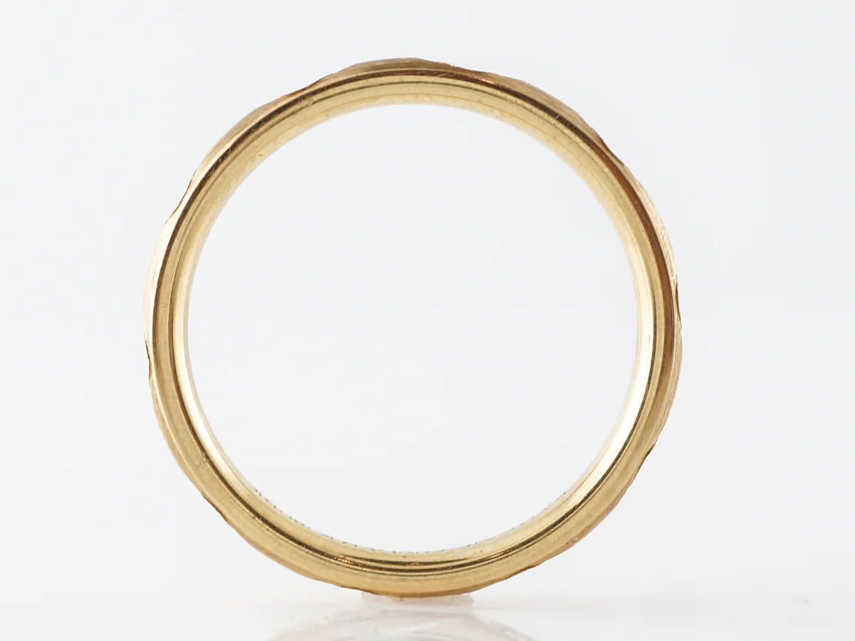 Diamond Eternity Wedding Band in 18k Yellow Gold - Image 3