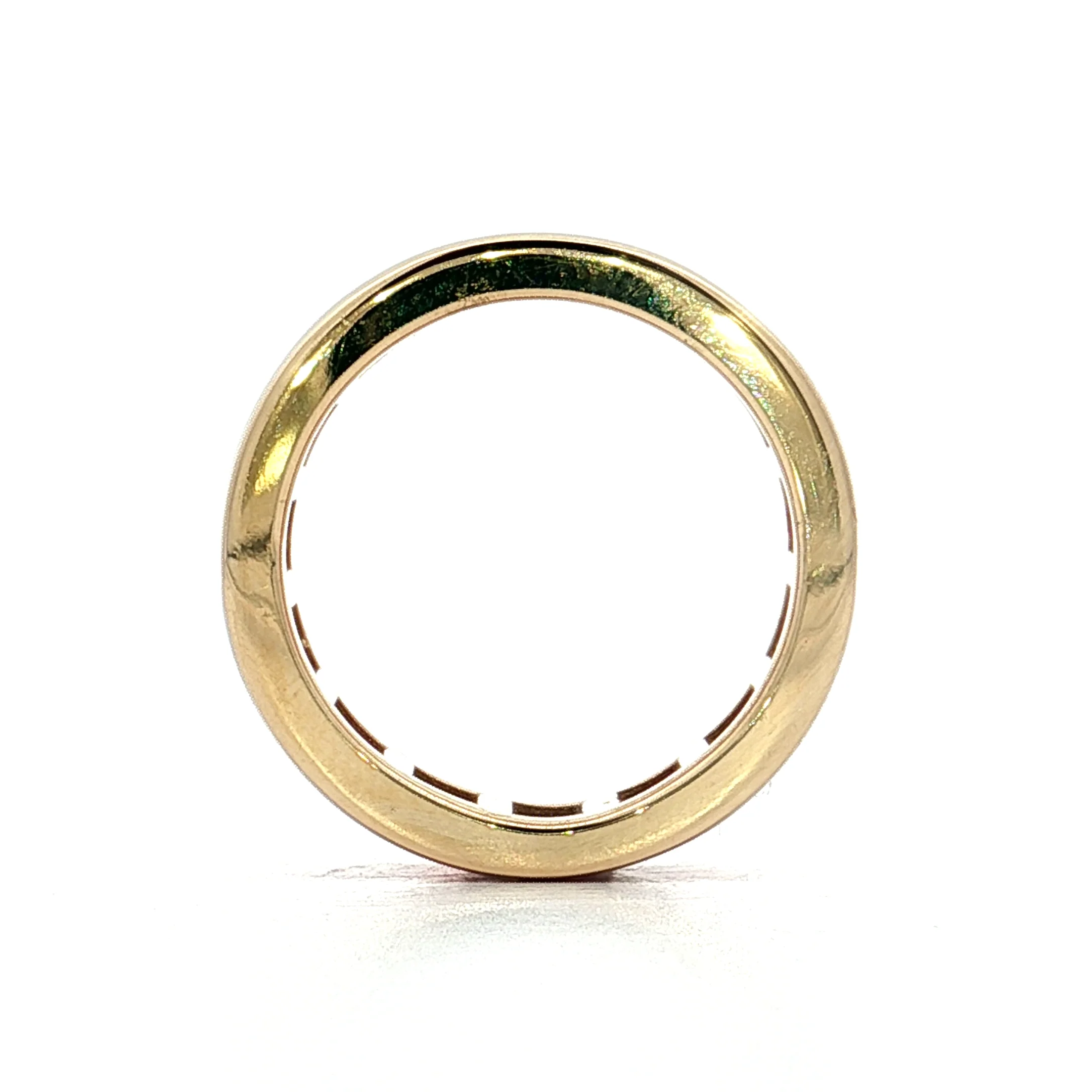 Diamond & Ruby Eternity Band in 14k Yellow Gold - Image 5