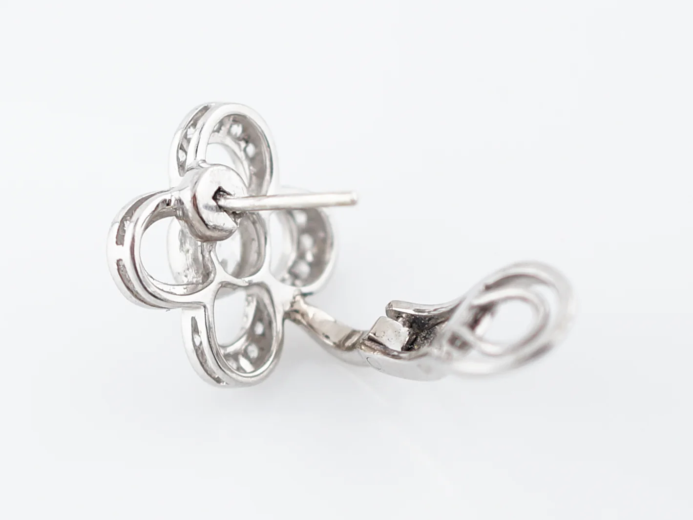 **RTV 1/10/19**Earrings Modern 1.40 Old European Cut Diamonds in Platinum - Image 5