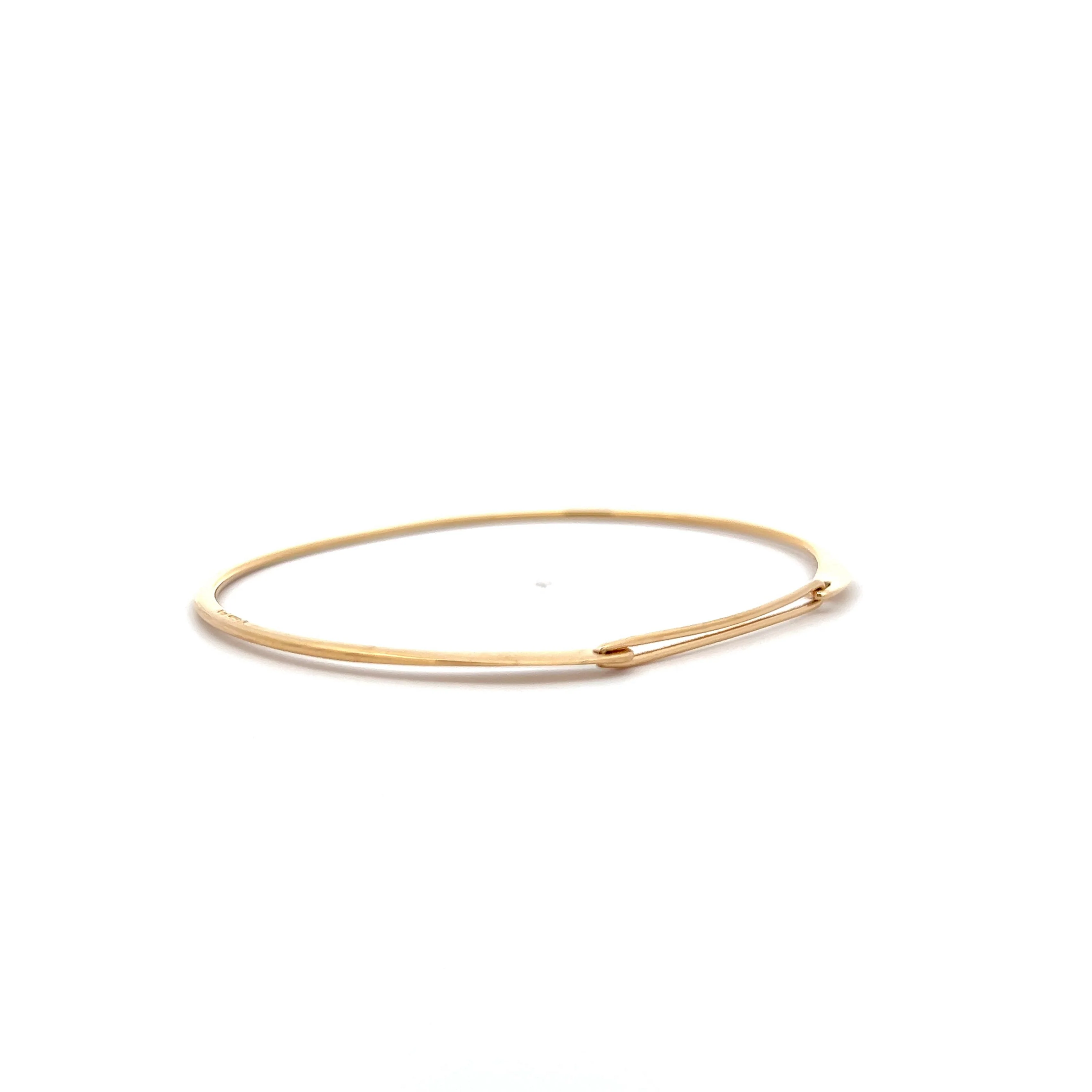 Ed Levin Bangle Bracelet in 14k Yellow Gold - Image 3