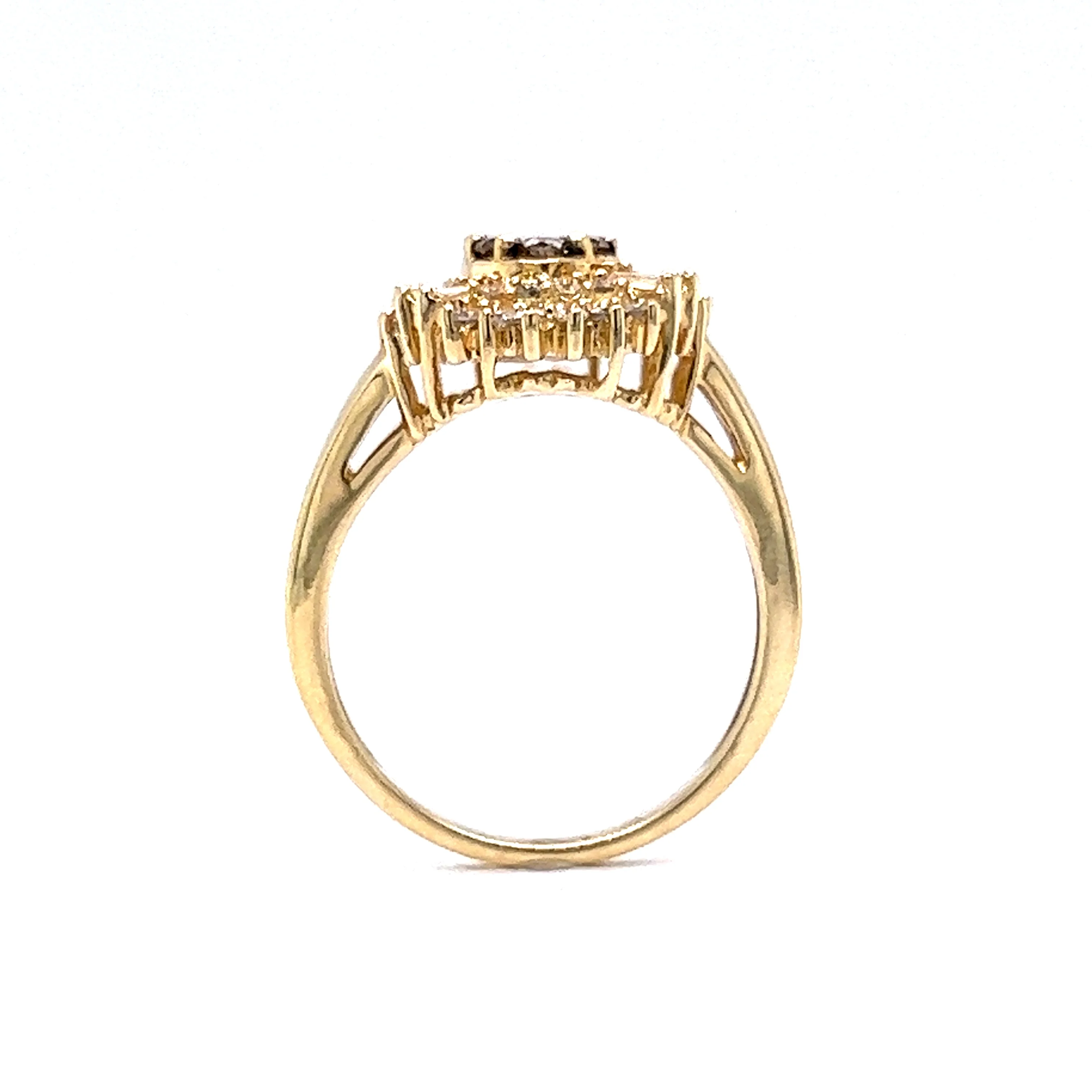 Effy Diamond Ballerina Ring in 14k Yellow Gold - Image 4