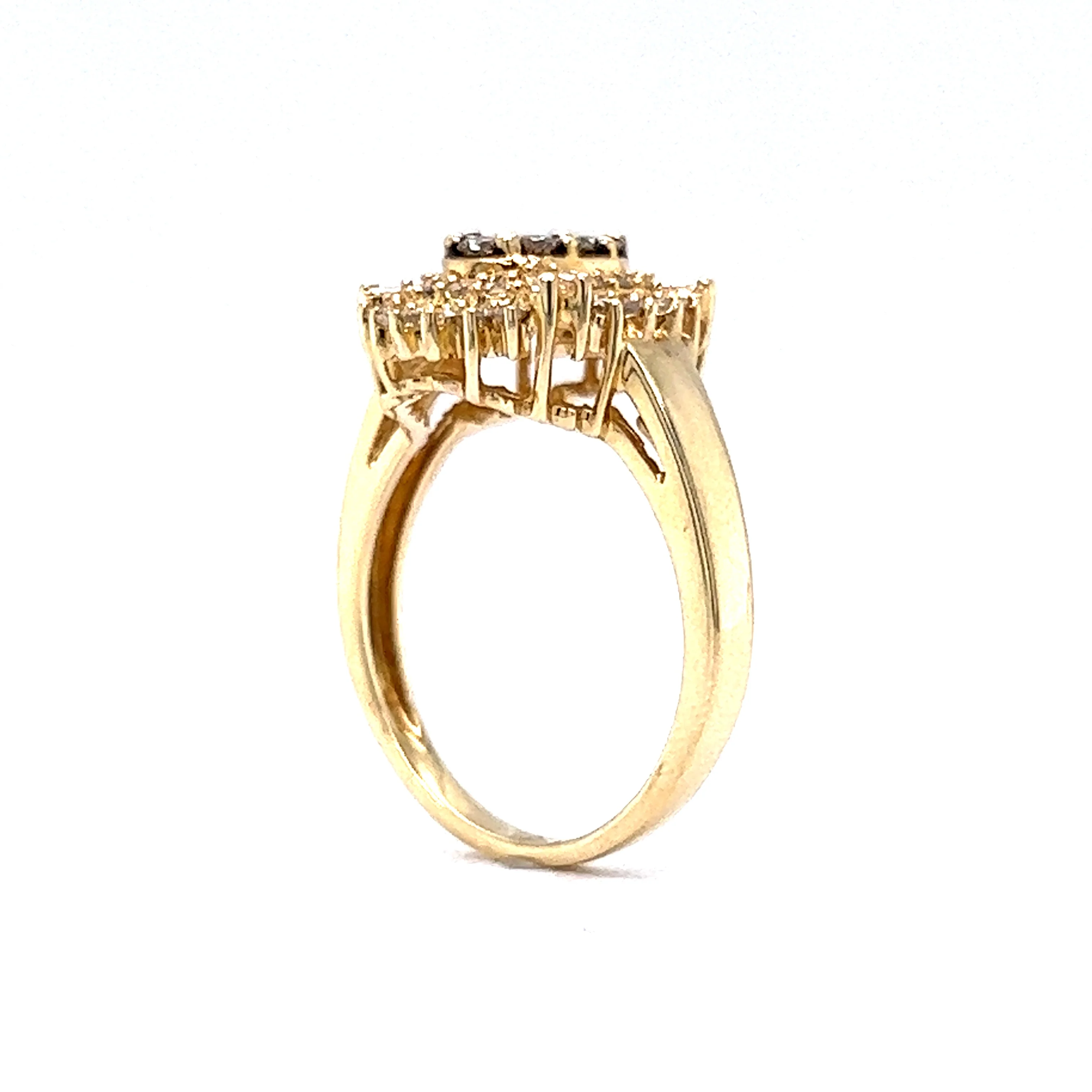 Effy Diamond Ballerina Ring in 14k Yellow Gold - Image 5