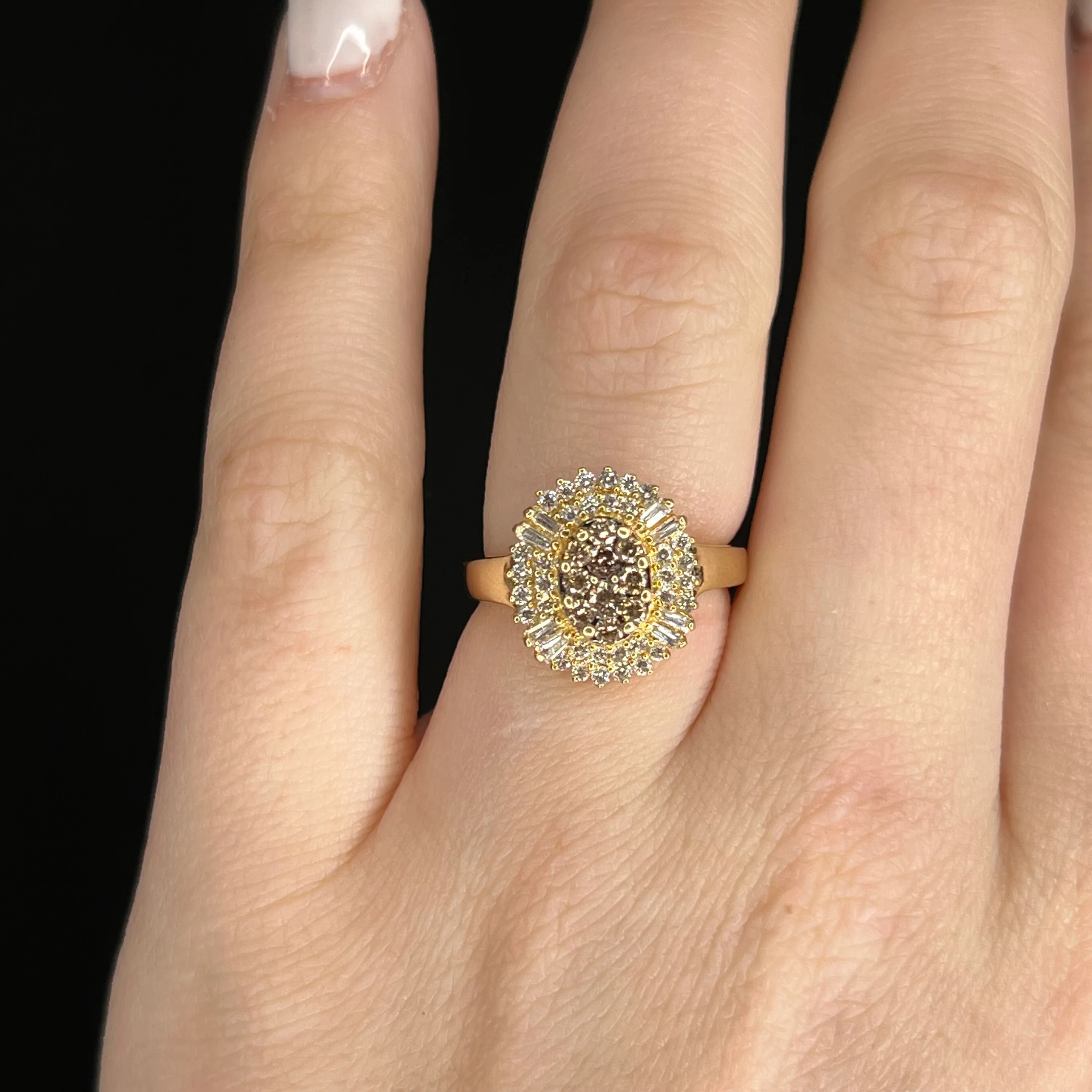 Effy Diamond Ballerina Ring in 14k Yellow Gold - Image 6