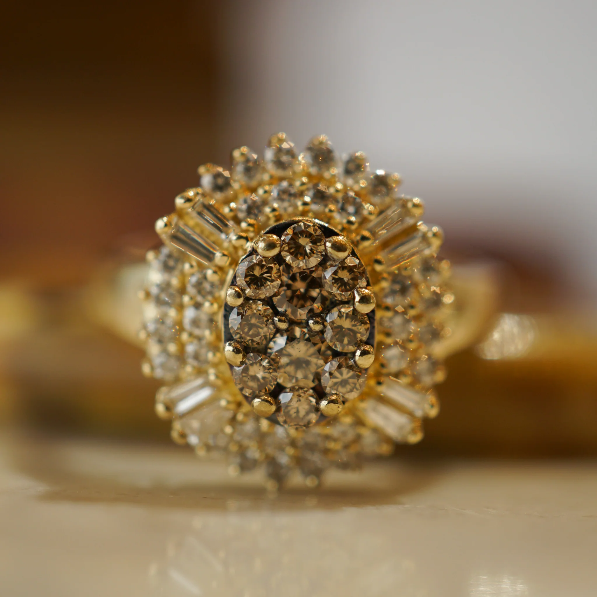 Effy Diamond Ballerina Ring in 14k Yellow Gold - Image 7