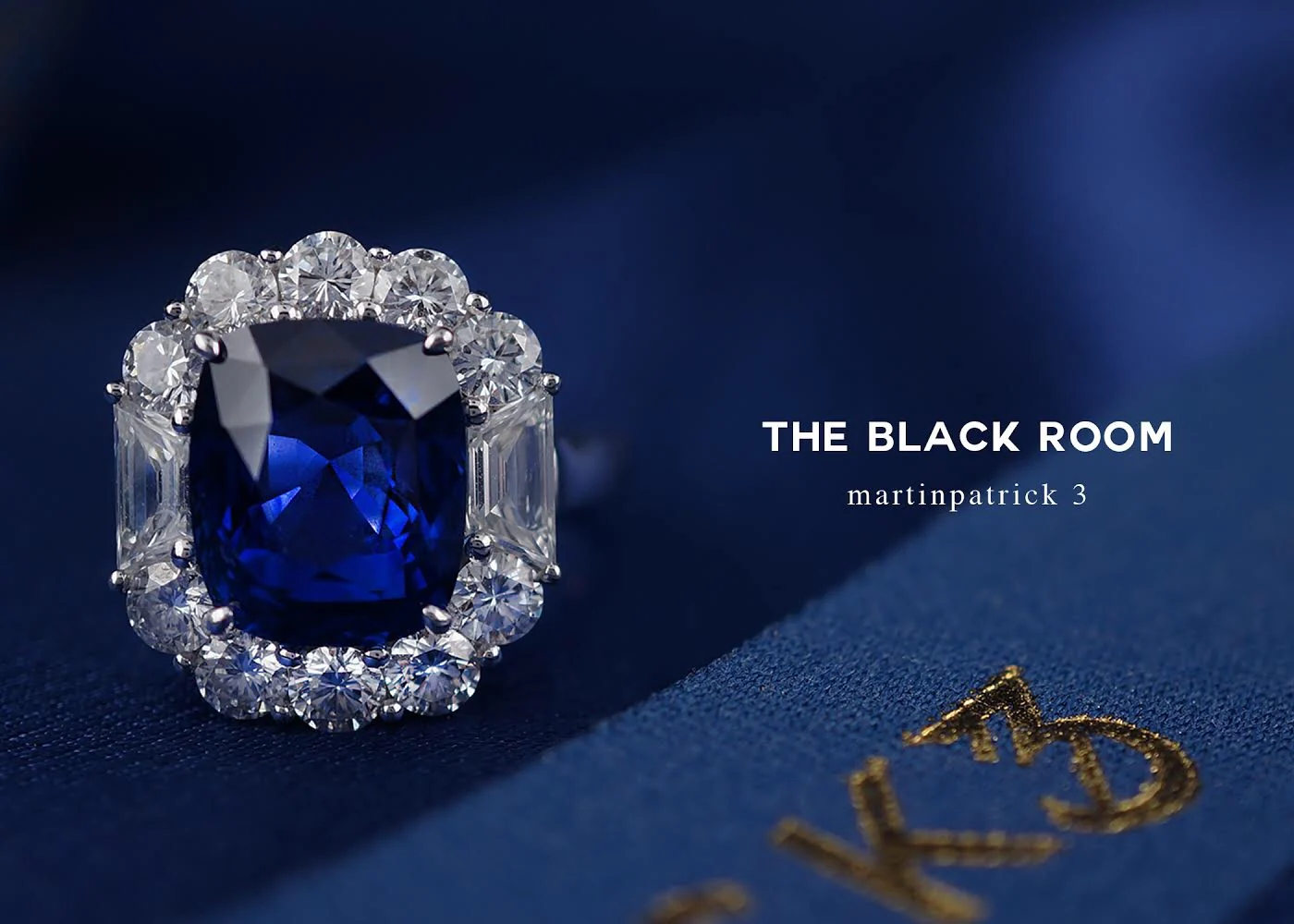 Engagement Ring Modern 7.62 Cushion Cut Sapphire & 2.15 Diamonds in Platinum - Image 9