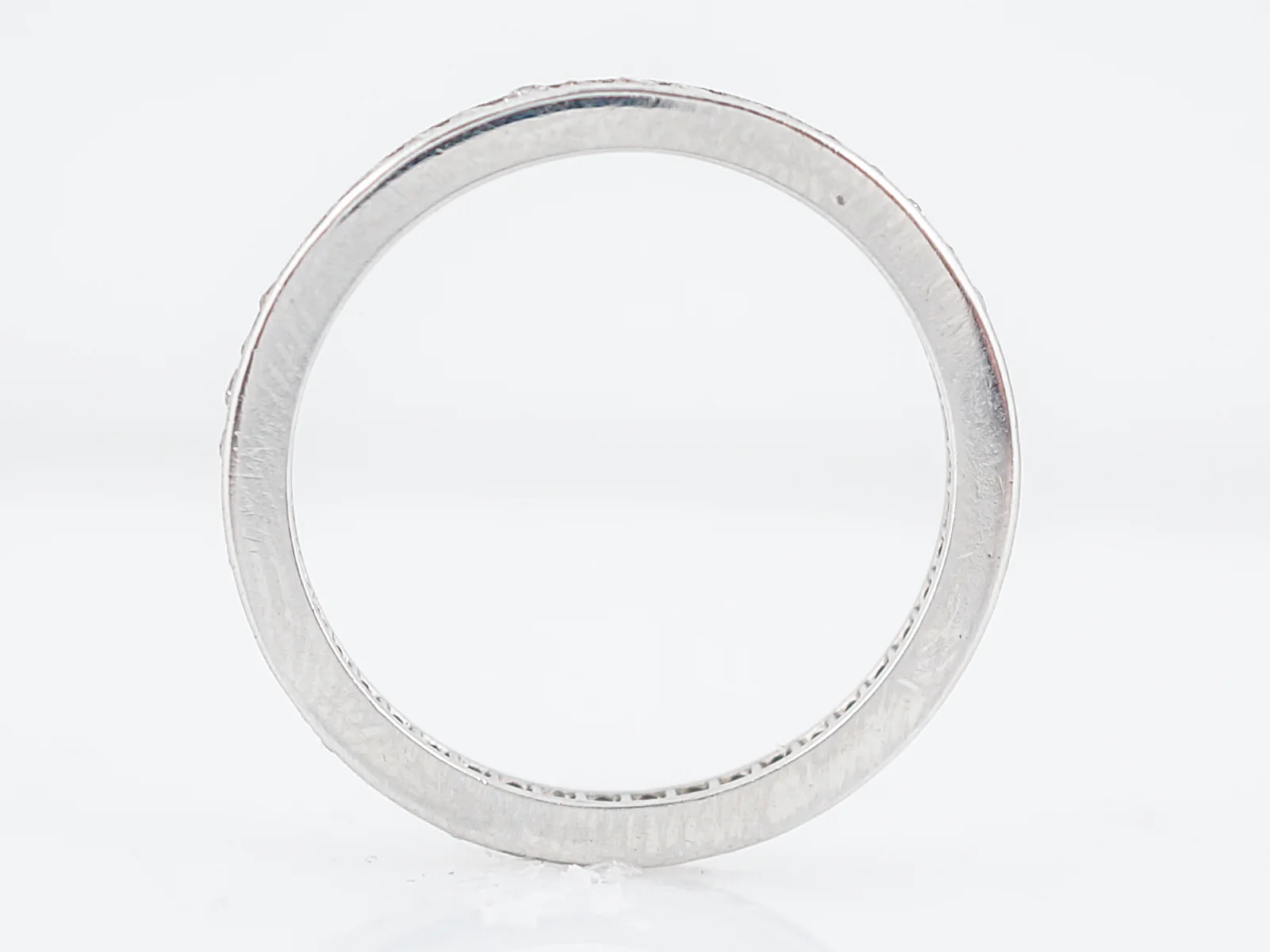 Eternity Wedding Band Modern .70 Round Brilliant Cut Diamonds in Platinum - Image 4
