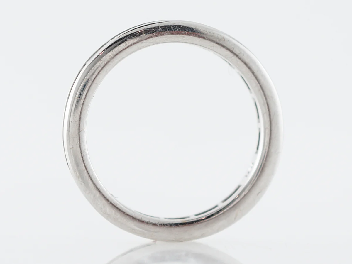Eternity Wedding Band Modern 1.51 Baguette Cut Diamonds in 14k White Gold - Image 2