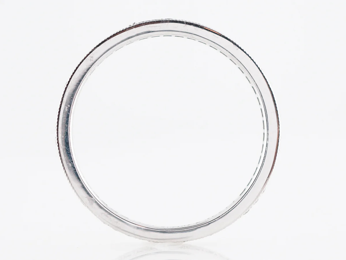 Eternity Wedding Band Modern .26 Round Brilliant Cut Diamonds in Platinum - Image 3