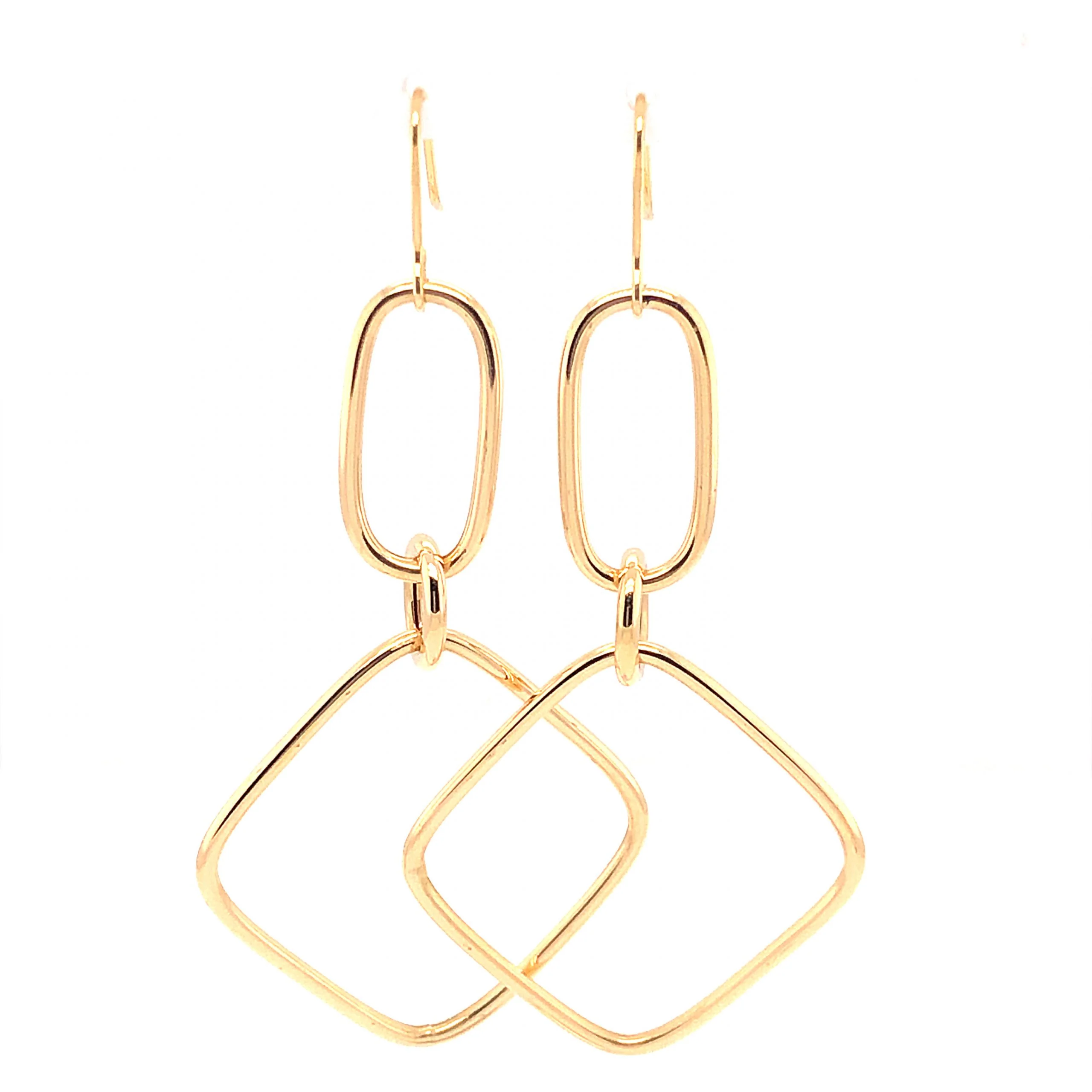 Faraone Mennella Link Earrings in 18K Yellow Gold