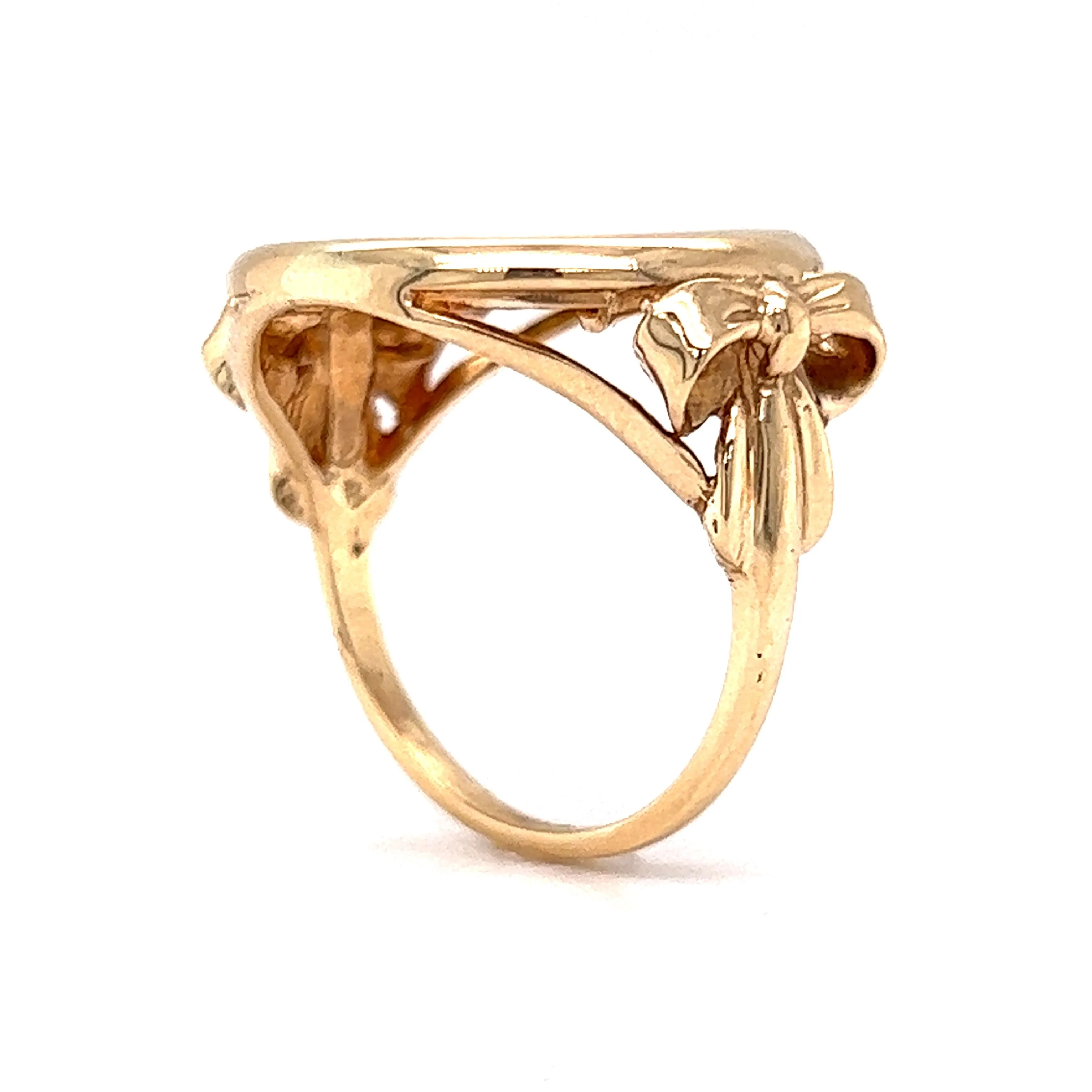 Five Dollar Liberty Coin Ring in 14k & 24k Yellow Gold - Image 5