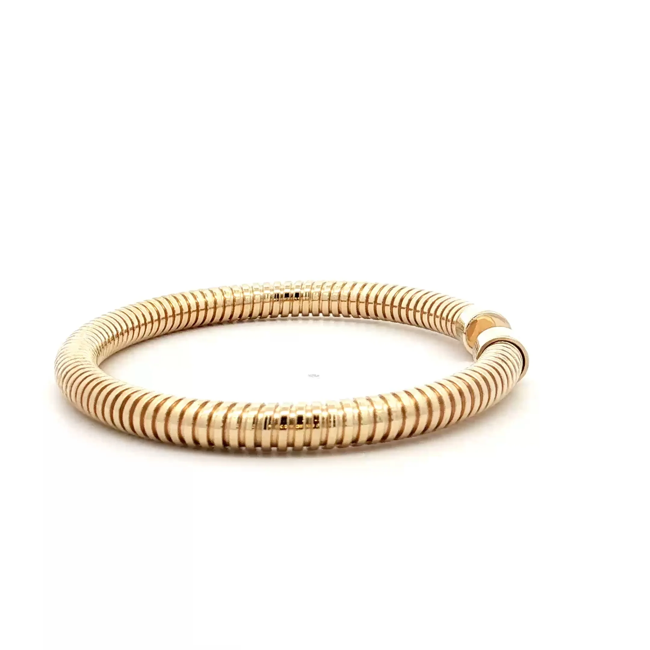 Flexibile Tubogas Bangle Bracelet in 14k Yellow Gold - Image 2