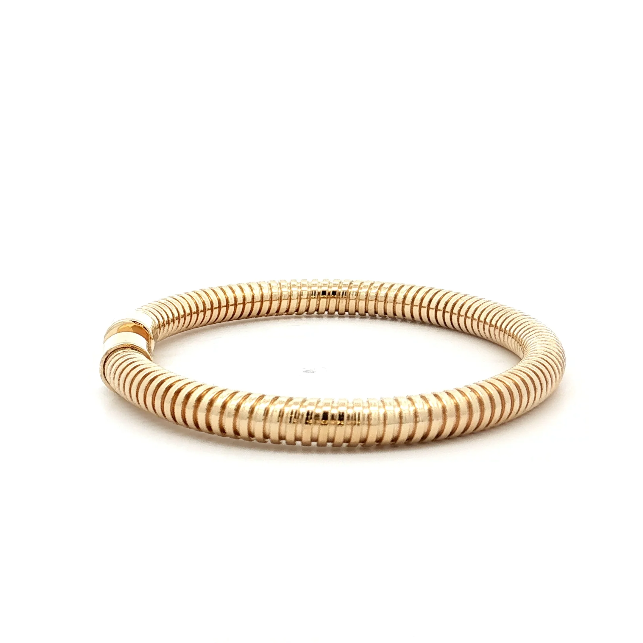 Flexibile Tubogas Bangle Bracelet in 14k Yellow Gold - Image 3