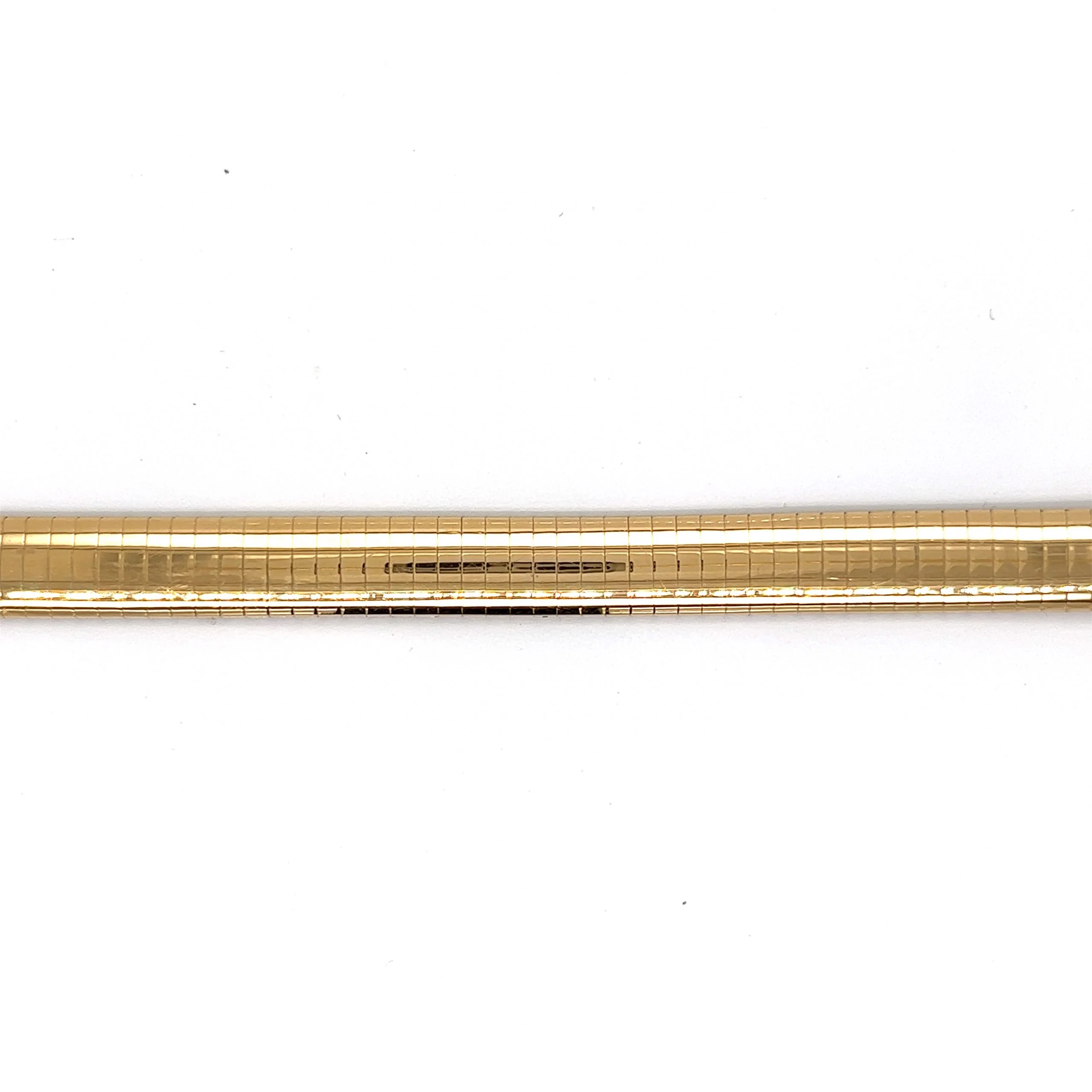 Flexible Omega Bracelet in 14k Yellow Gold - Image 6