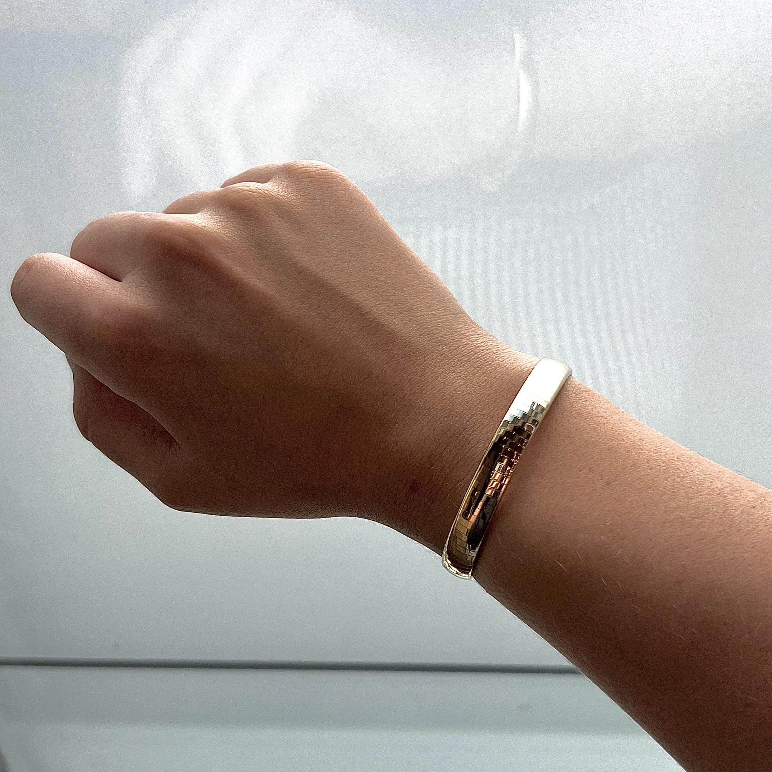Flexible Omega Bracelet in 14k Yellow Gold - Image 7