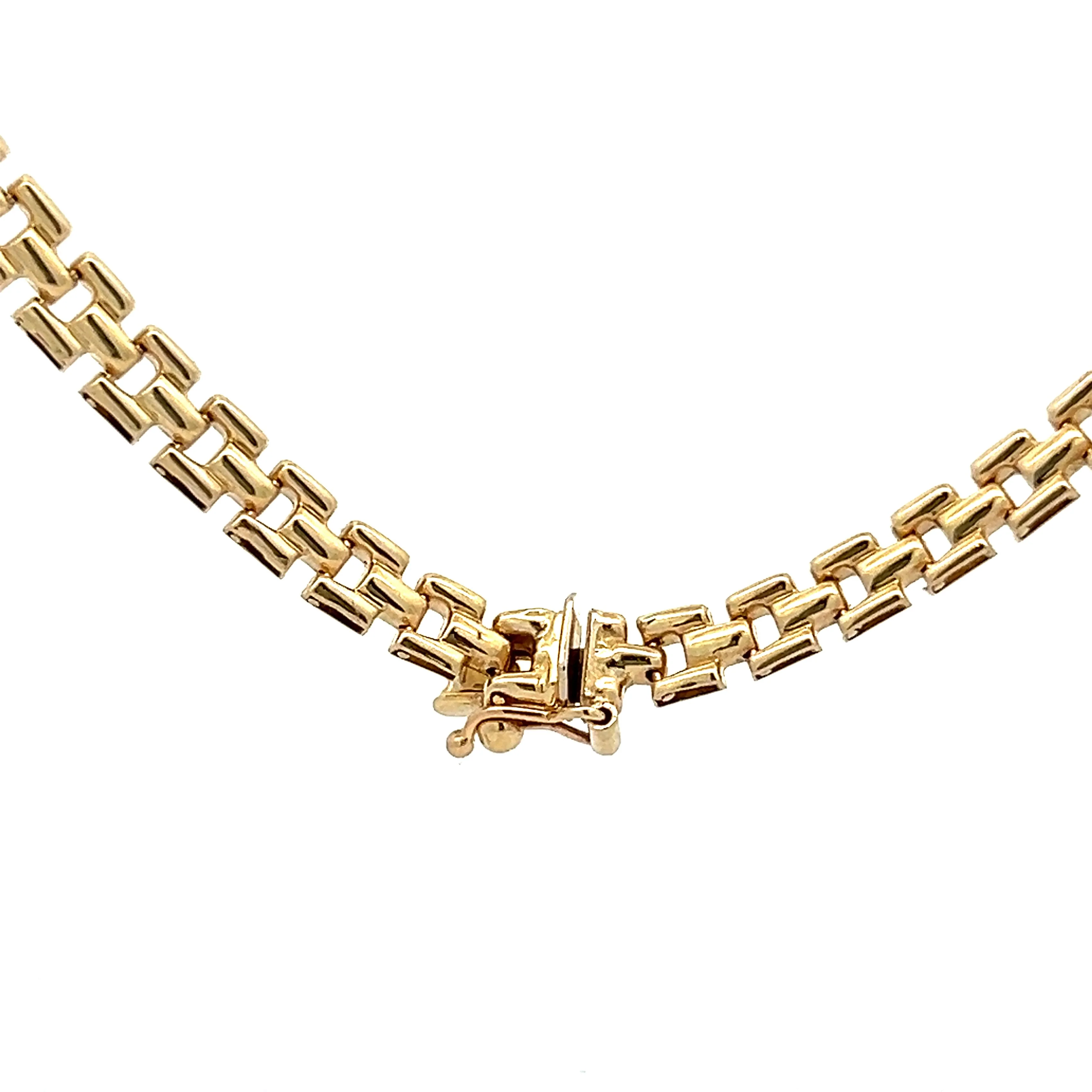Fringe Spike Collar Necklace in 14k Yellow Gold - Image 4