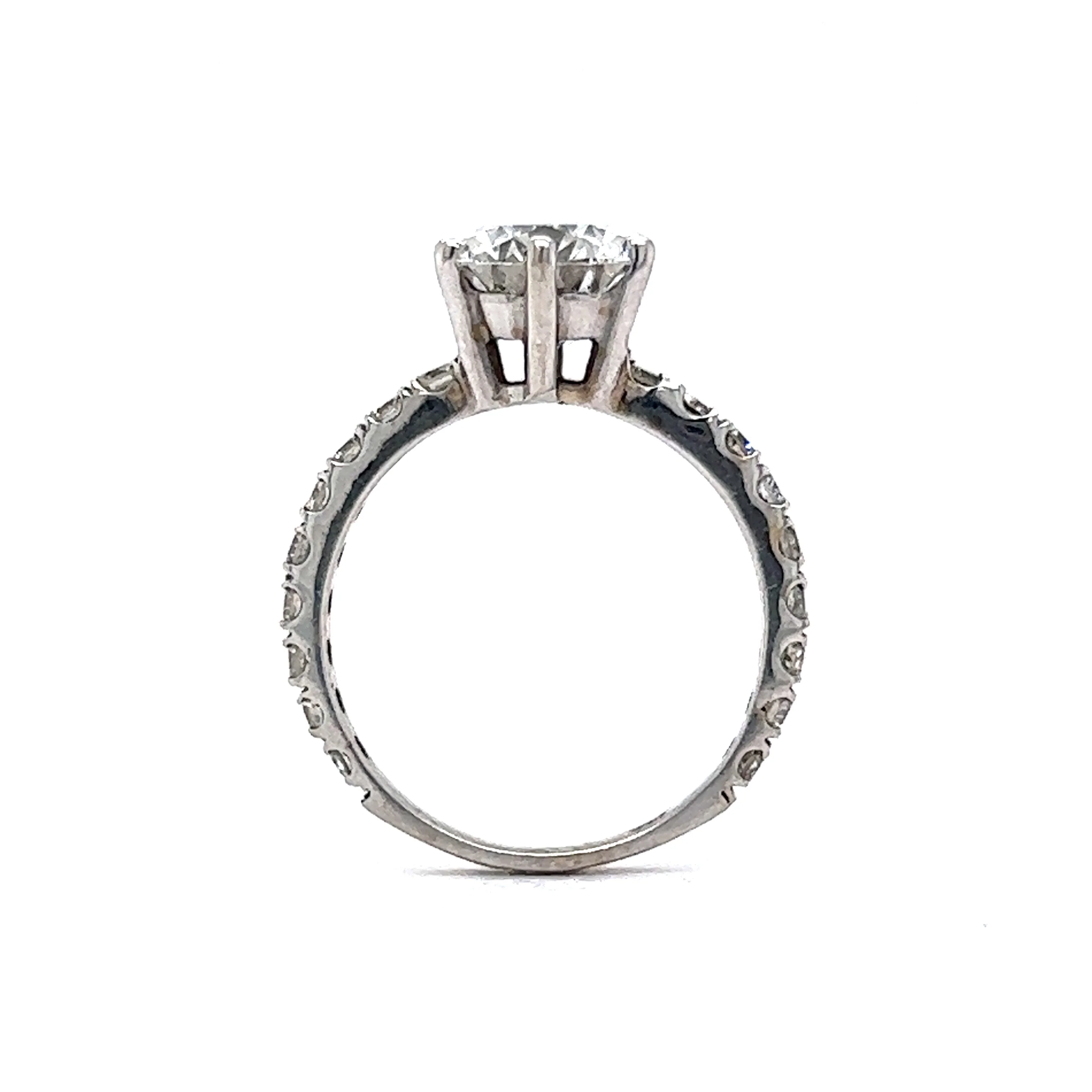 GIA 2 Carat Diamond Solitaire Engagement Ring - Image 4
