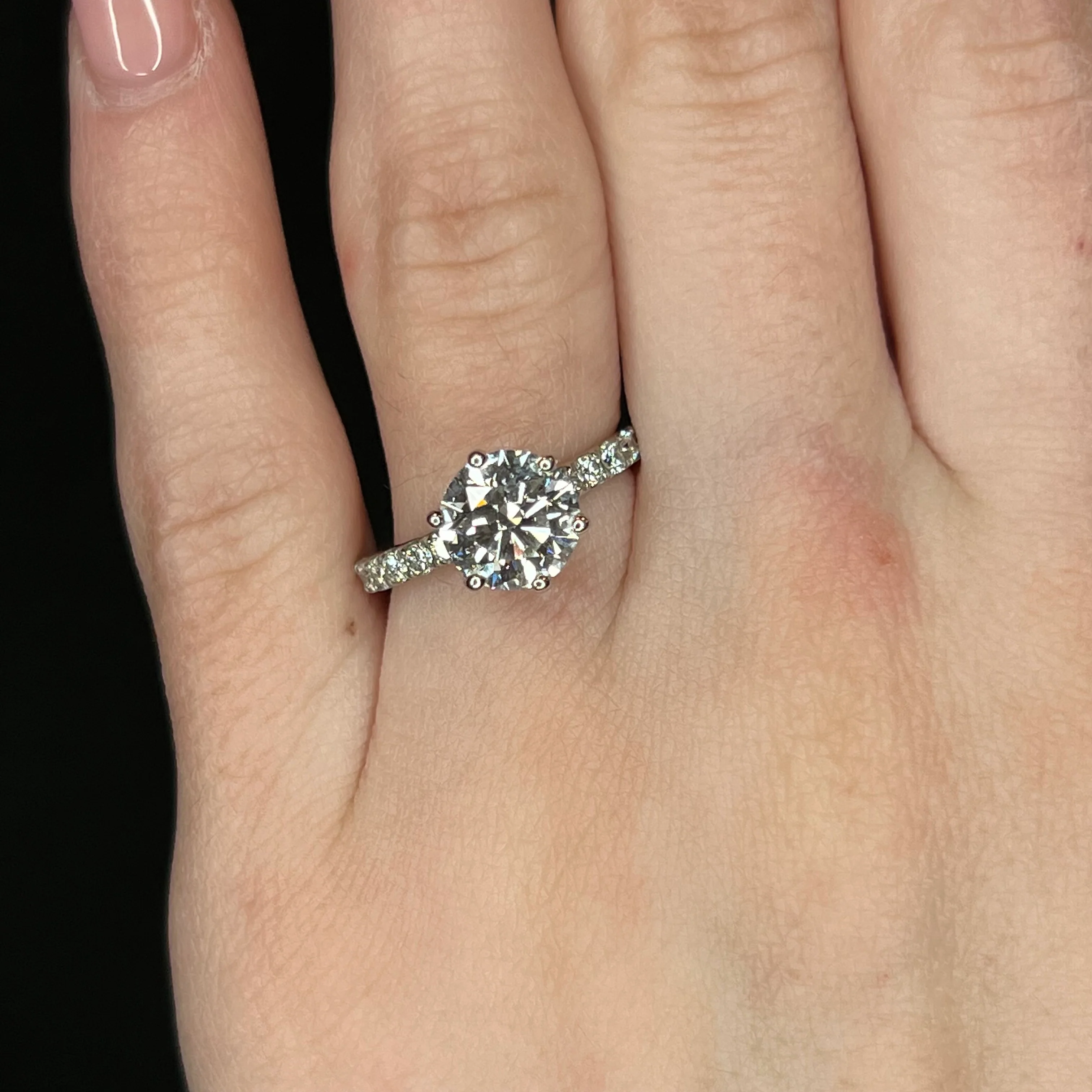 GIA 2 Carat Diamond Solitaire Engagement Ring - Image 6