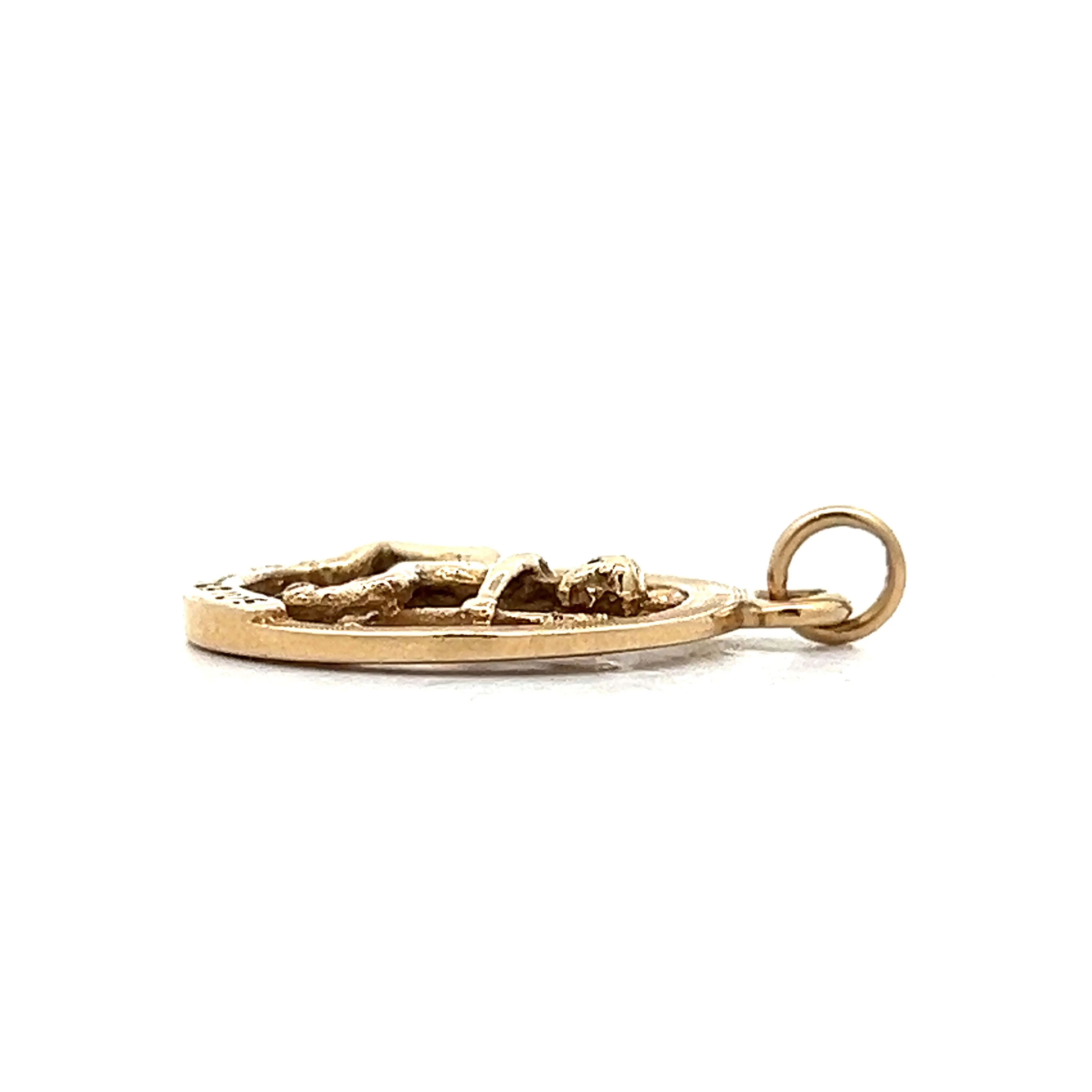 Sagittarius Centaur Pendant in 14k Yellow Gold - Image 3
