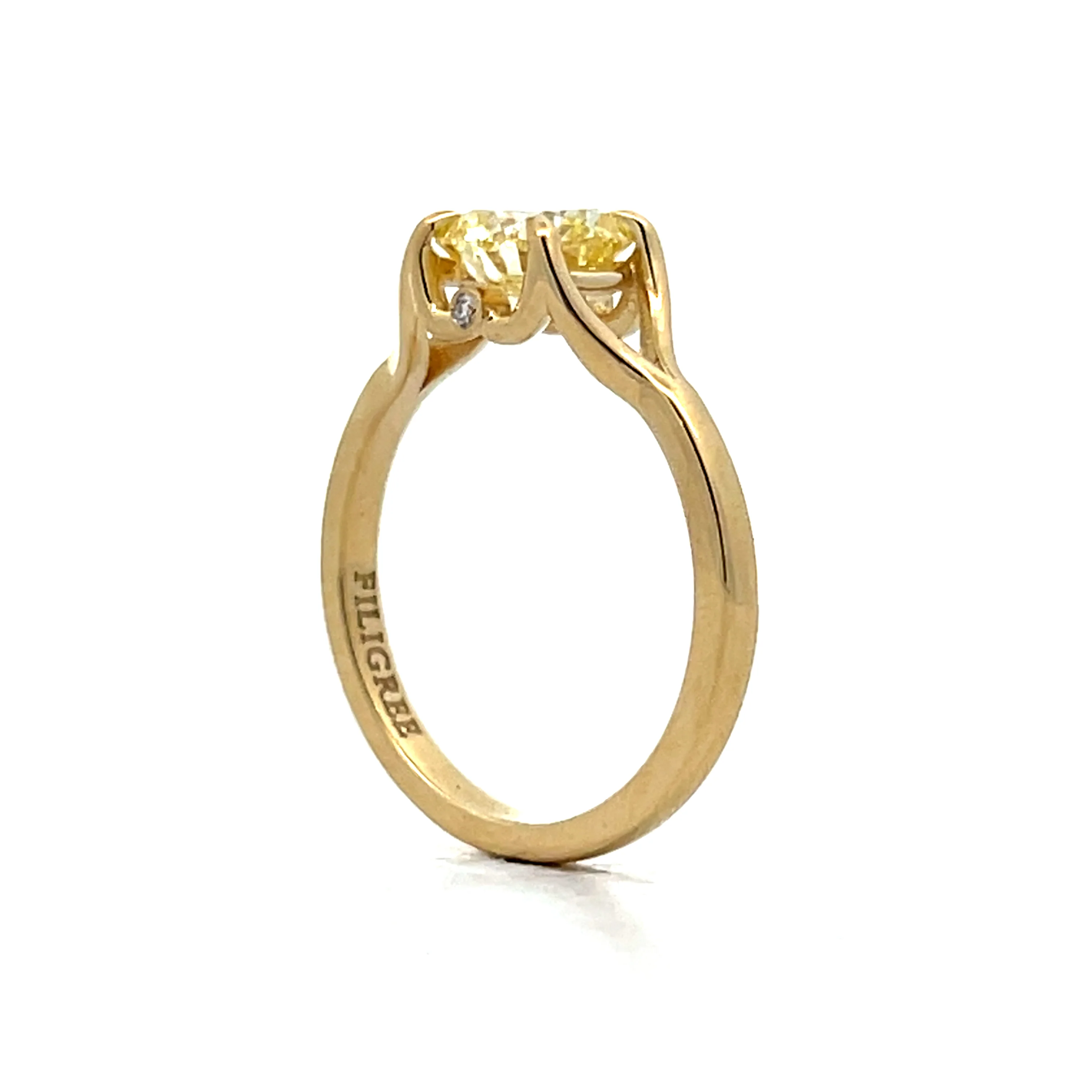 1.28 Round Diamond Solitaire Engagement Ring in 14k - Image 5
